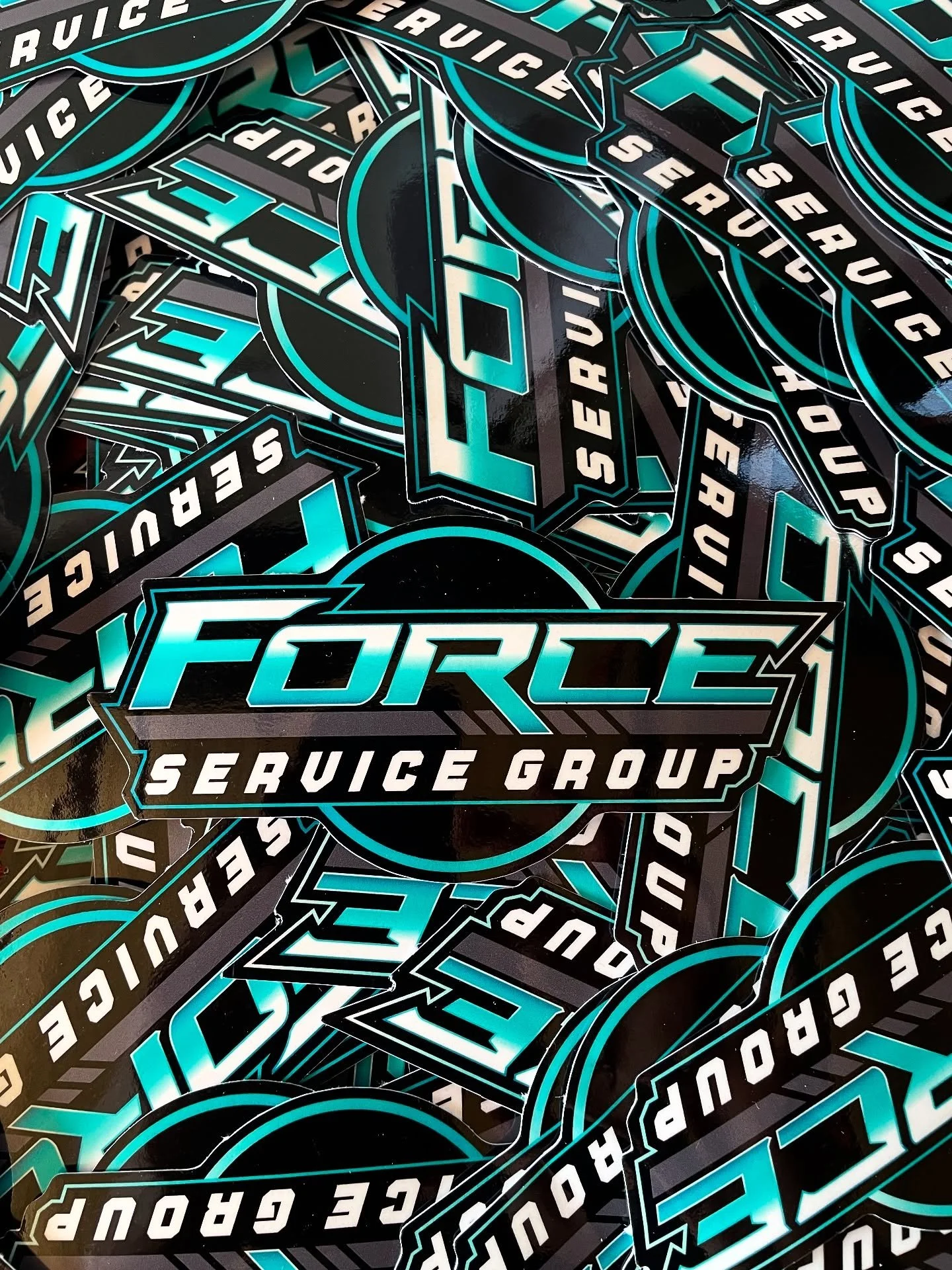 Hardworking prints for hardworking brands. After designing their new logo
@force_service_group needed stickers that go the distance &mdash; so we delivered.
Durable. Clean. No-nonsense. #nocturnaldesignco #stickers #localbusinesses #logodesign