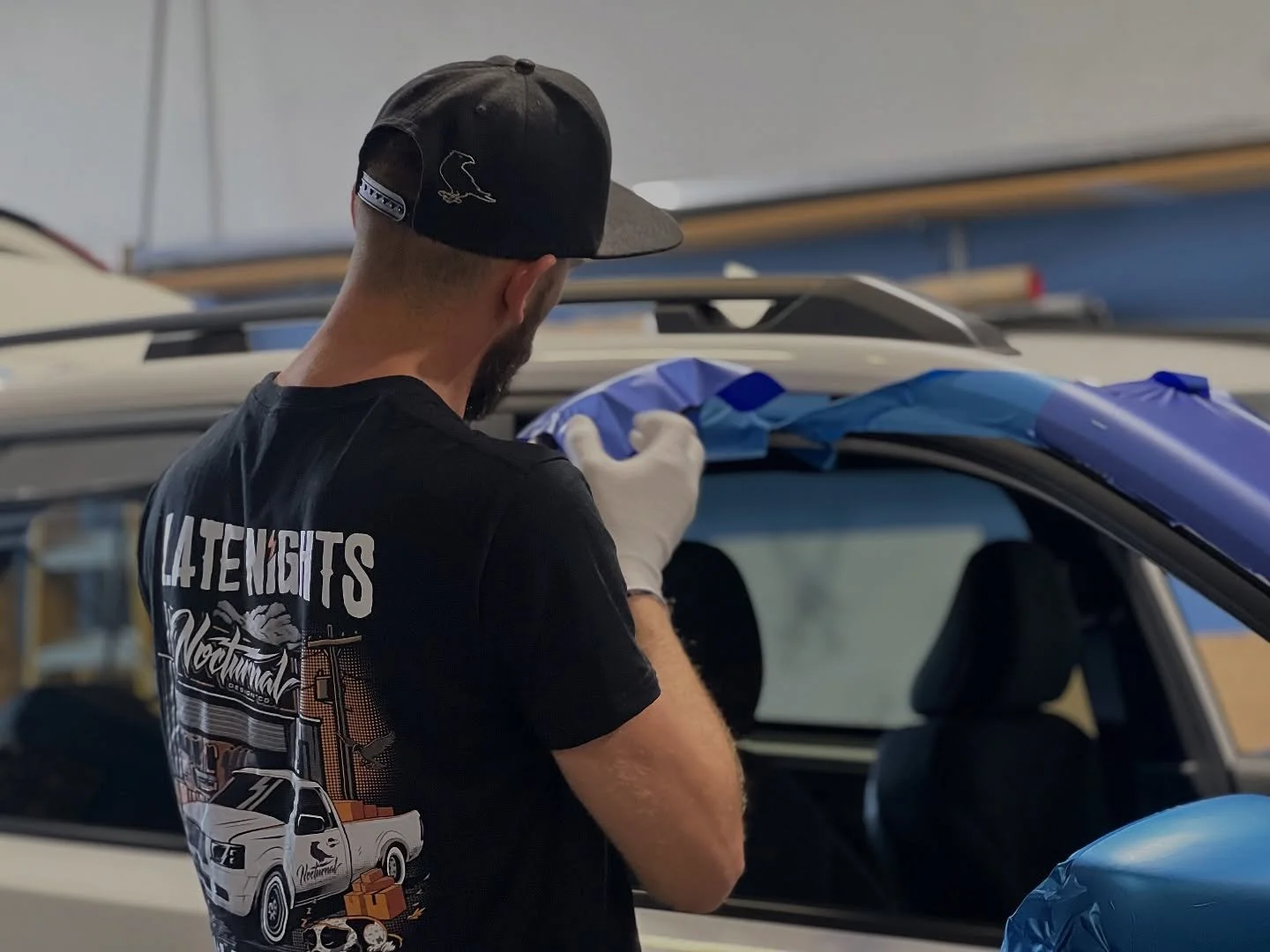 Expending my skill set today by learning the fundamentals of Car wrapping. Made super easy with John from @mywrapgame. He&rsquo;s absolutely the best in the business to learn from. Recommend his training to anyone looking to get into the game.