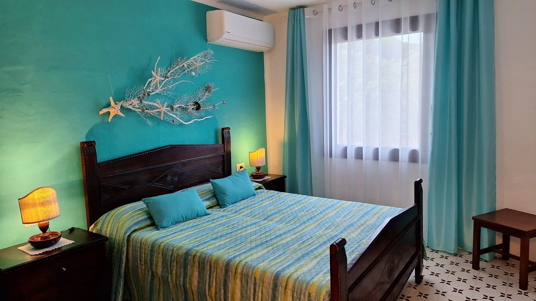 Doppelbett Zimmer Meersterne