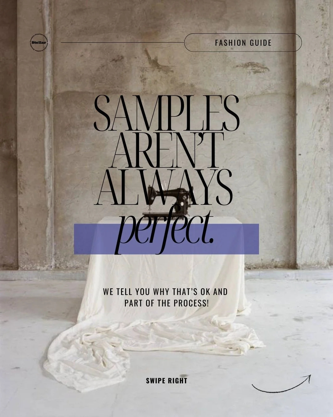 Samples aren&rsquo;t always perfect&mdash;and that&rsquo;s totally okay! Every design goes through different sample stages to ensure it looks and fits just right. It&rsquo;s all about making adjustments so the end result is flawless!

Remember, creat