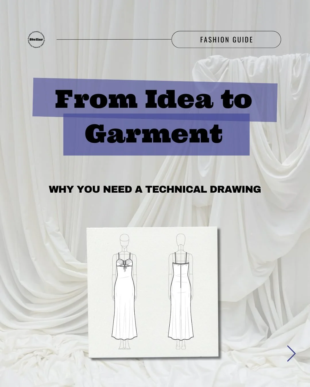 From idea to garment &mdash; the step most brands underestimate.

A technical drawing (flat sketch) is what turns a design concept into something a manufacturer can actually produce and your patternmaker, sample room, and production team rely on. 