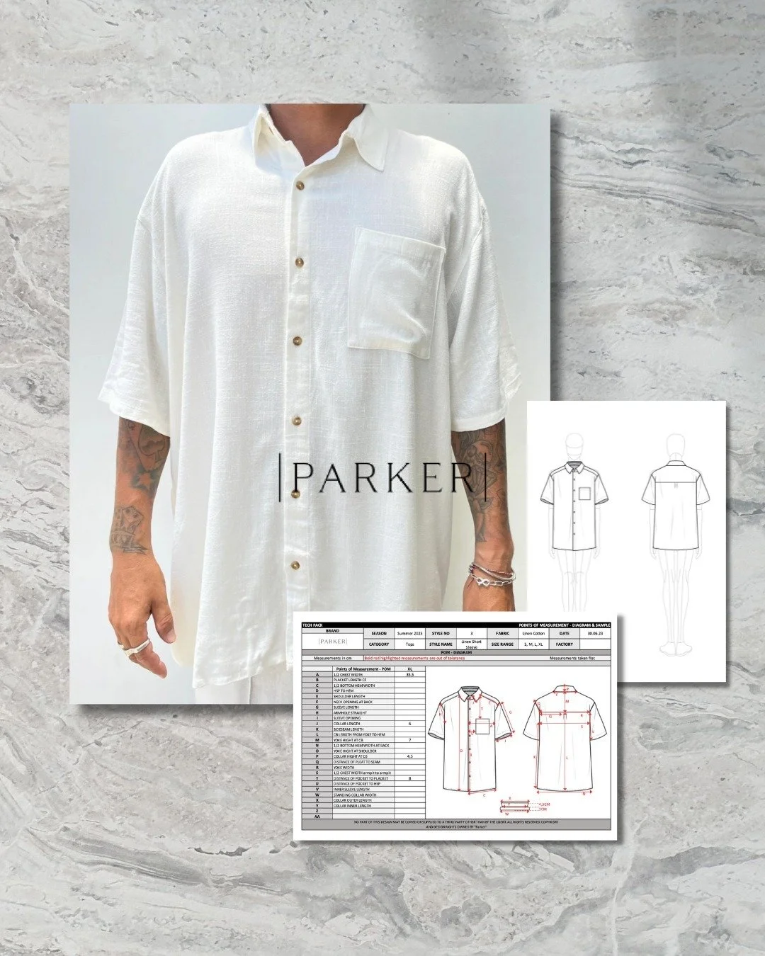 Design &amp; Product Development - fabric sourcing, CAD drawings, tech packs, and Manufacturing incl. Production Management for @parkerpeople_ 
 
#garmentmanufacturing #samplecreation #designprocess #menswear #fashionformen #clothingdesign #fabricsou