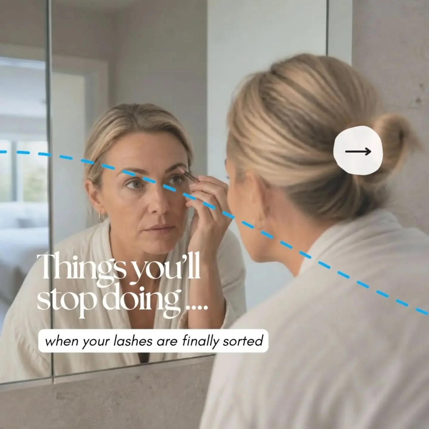 If getting ready every morning starts with fixing your lashes&hellip; this is for you. 🤍

Curling them.

Adding mascara.

Checking the mirror.

Then checking again because somehow they still don&rsquo;t look quite right.

It&rsquo;s not that you wan