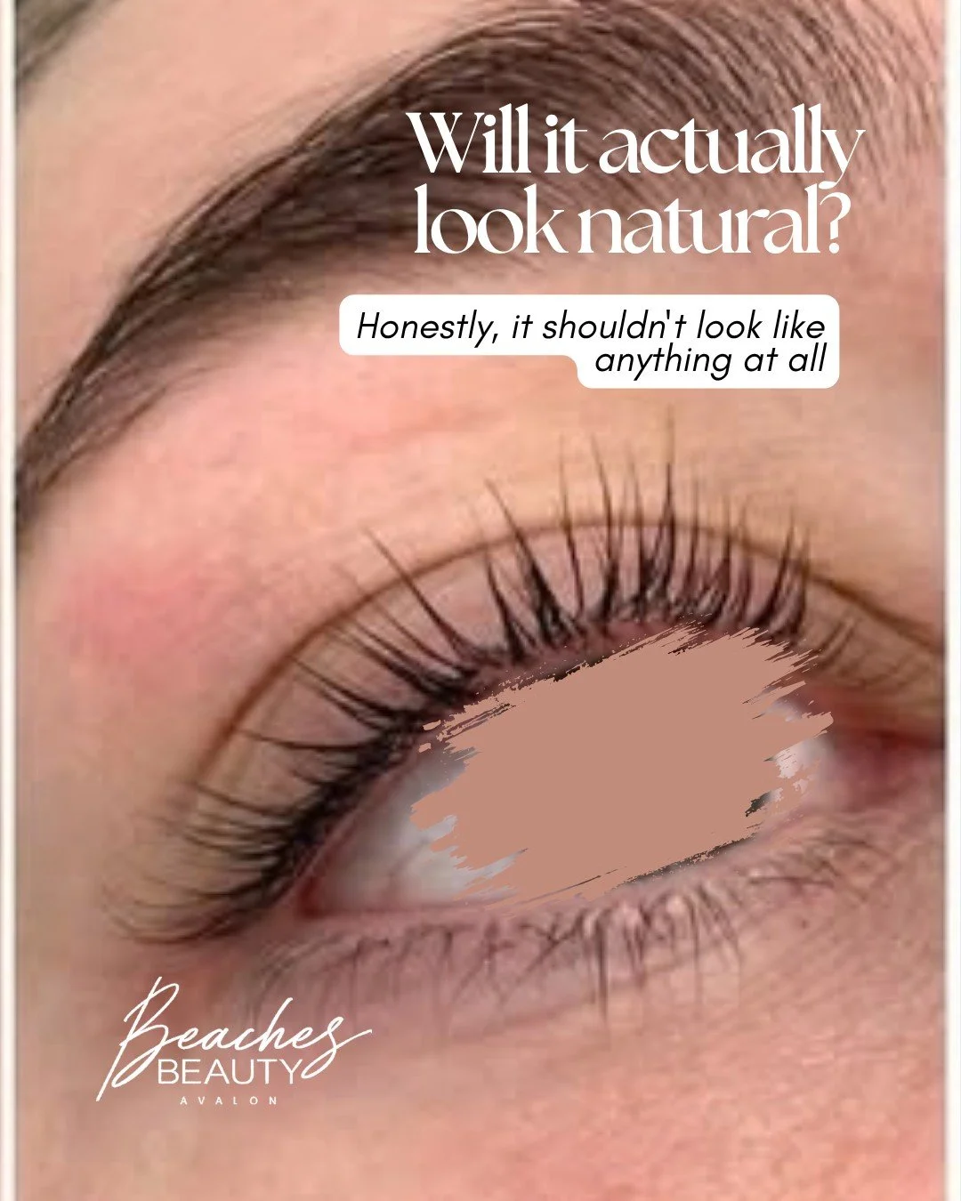 The question we get asked most before someone books a lash lift: will it actually look natural?

Honestly, it shouldn't look like anything at all. Just like you got more sleep than you did.

Got questions? Send us a DM, or book through the link in ou