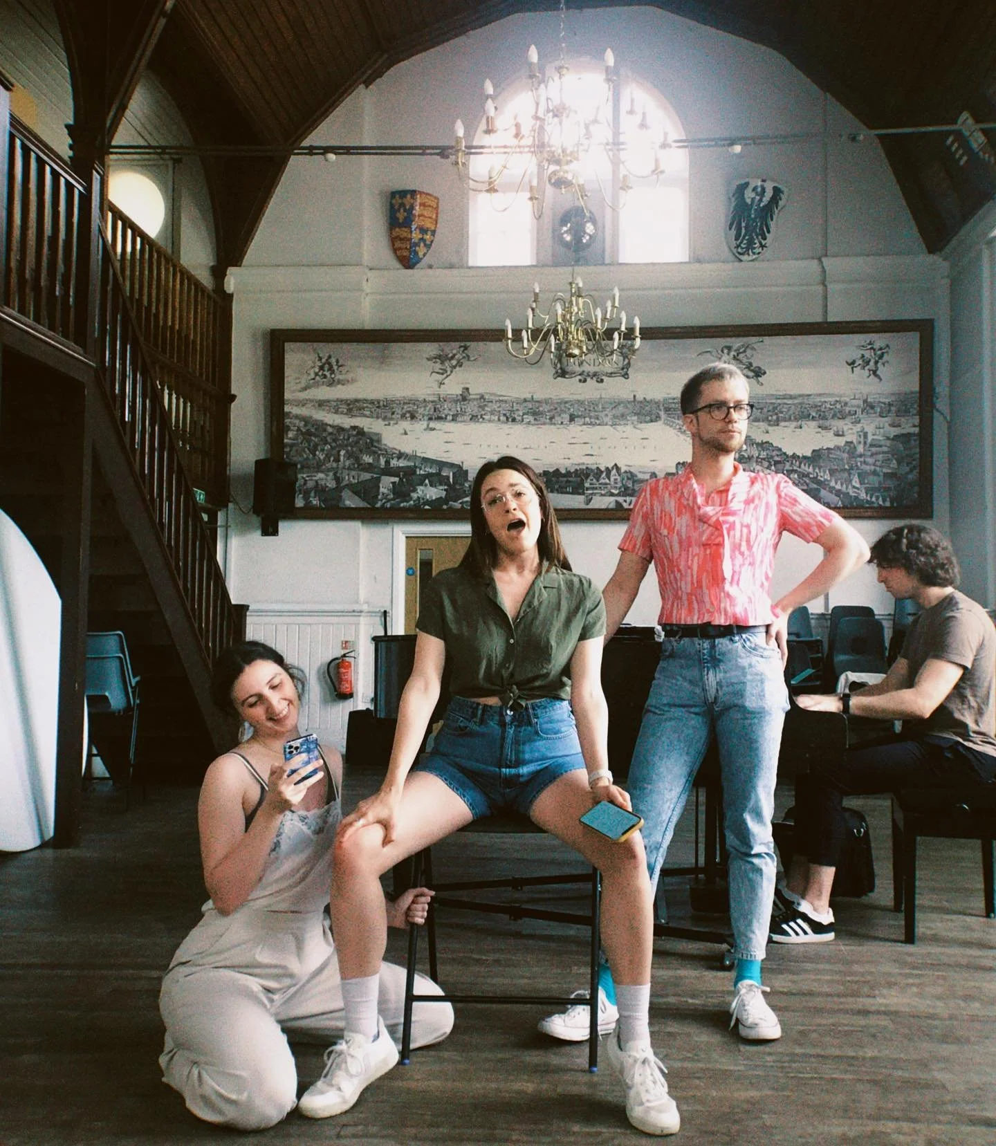 June: 6 different shows in 4 weeks, a jubilee, my first ever written/performed solo piece, bloody knees, nature, and lots of laughs.