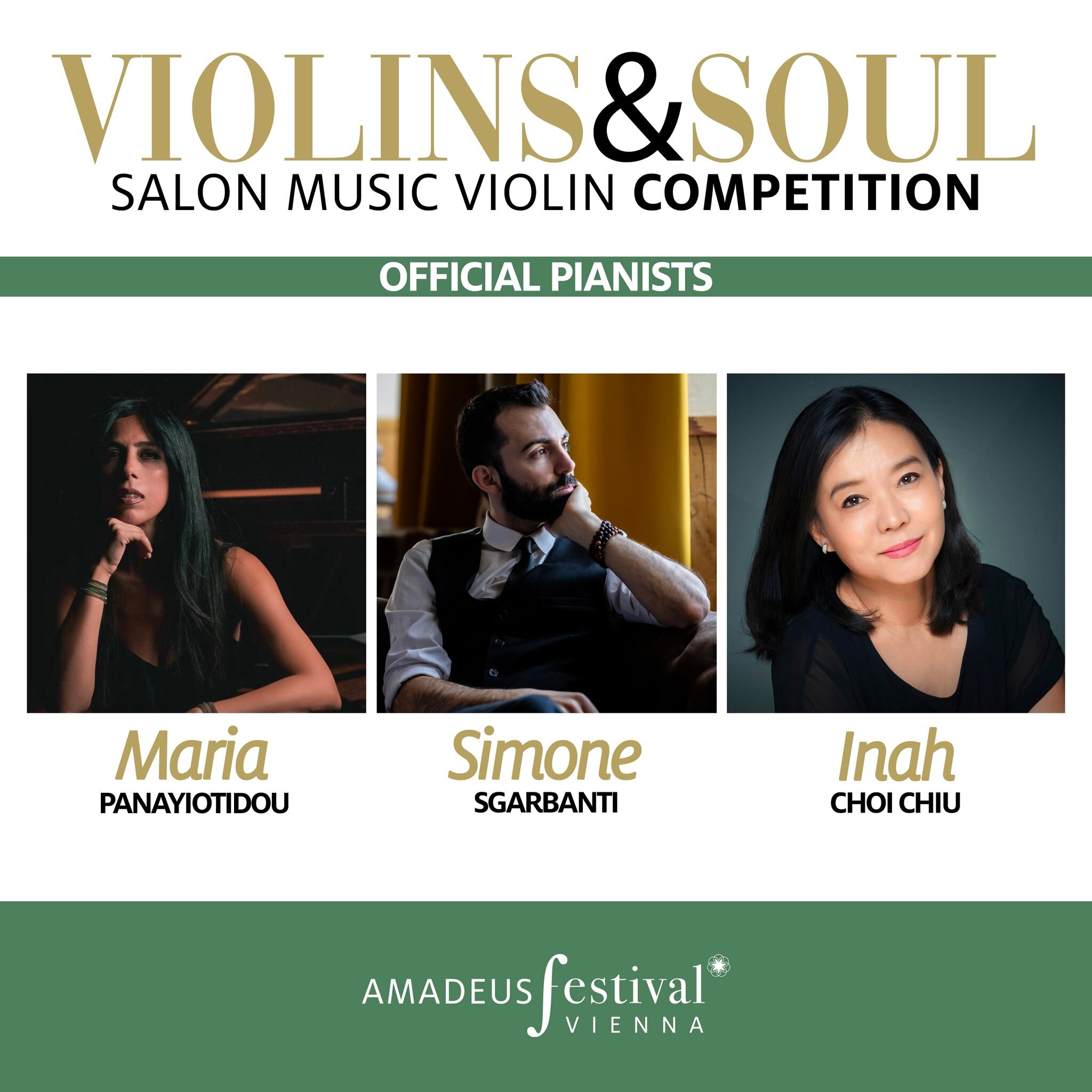🎉 We are thrilled to announce the official pianists who will collaborate with our finalists in the 𝐅𝐢𝐧𝐚𝐥 𝐑𝐨𝐮𝐧𝐝 𝐨𝐟 𝐭𝐡𝐞 ❞𝐕𝐢𝐨𝐥𝐢𝐧𝐬&amp;𝐒𝐨𝐮𝐥❞ 𝐂𝐨𝐦𝐩𝐞𝐭𝐢𝐭𝐢𝐨𝐧.
.
✨ Along with the finalists, these talented musicians will he