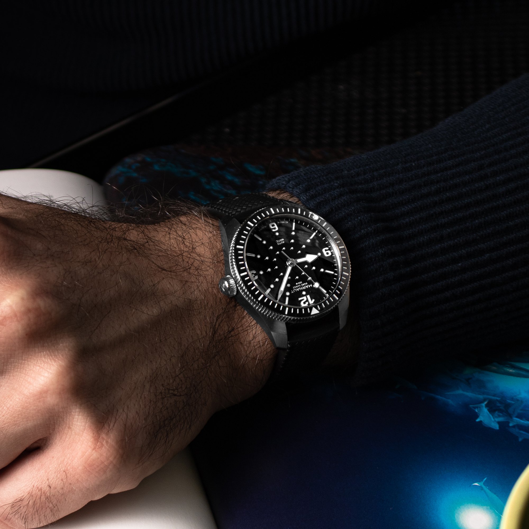Automatic Dive watch 300 meter MARNAUT Dark Surge 300T