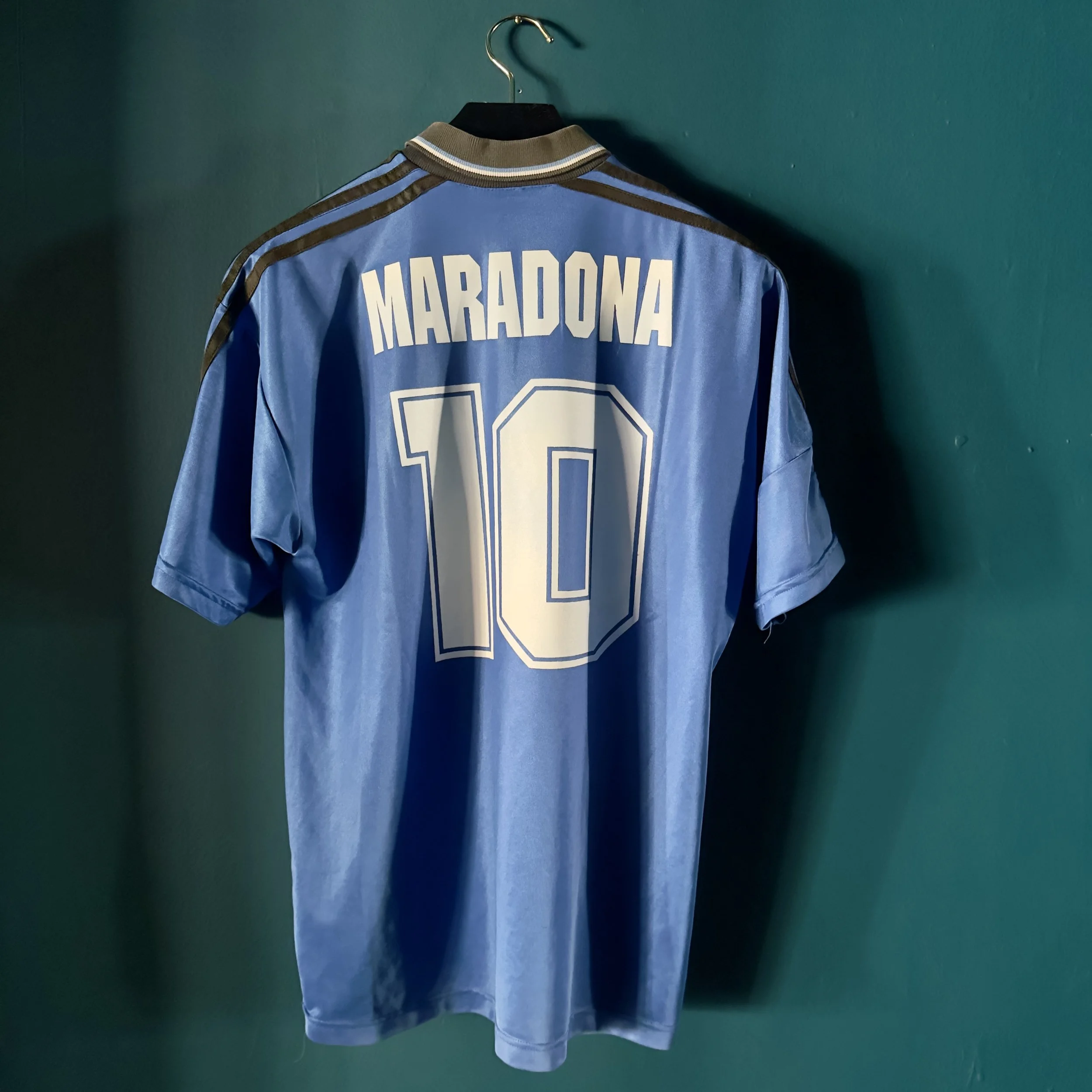 ARGENTINA 1994 WORLD CUP AWAY JERSEY – MARADONA #10 – SIZE L