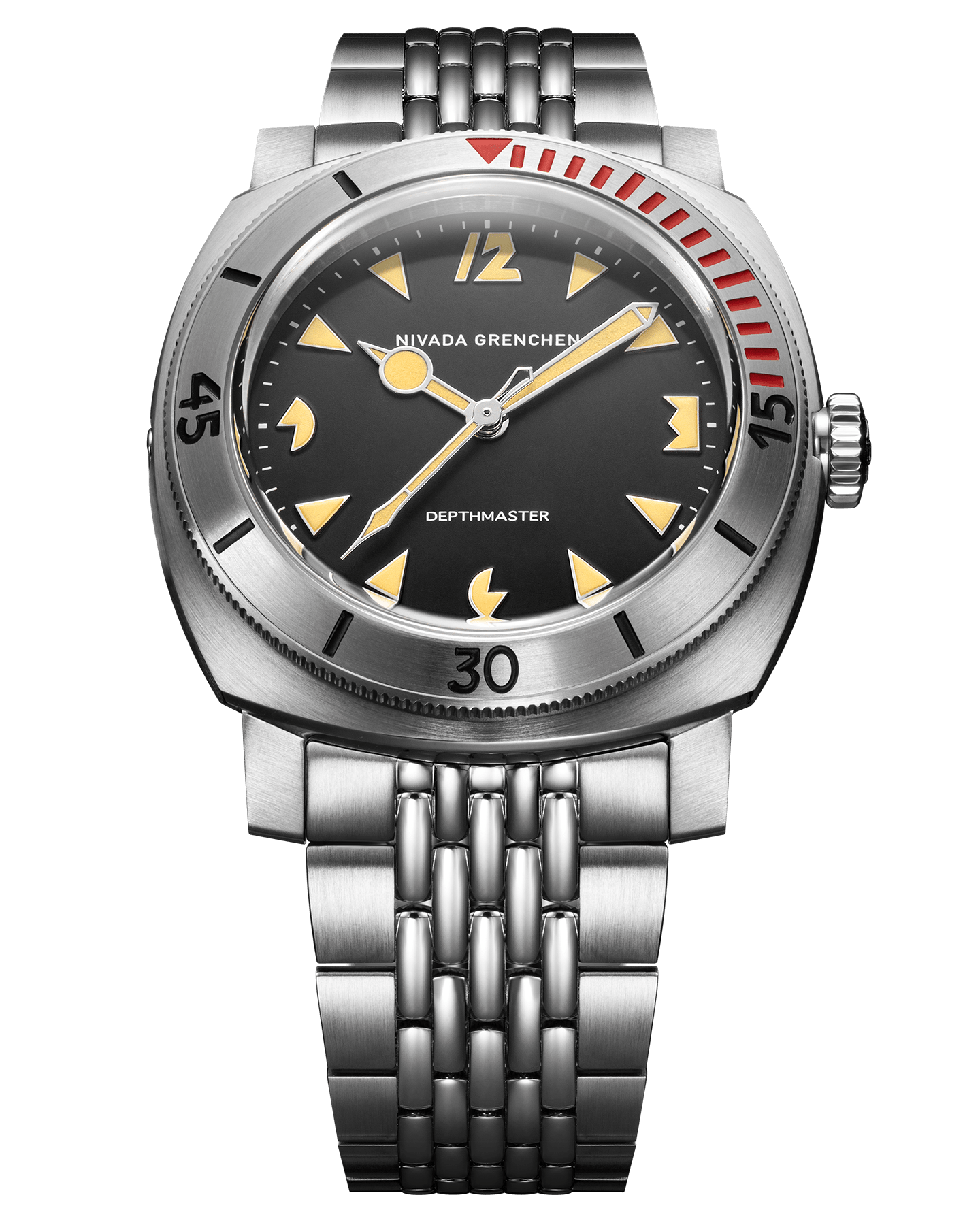 NIVADA GRENCHEN - ART DECO DEPHTMASTER 39mm - MIAMI PICK UP ONLY