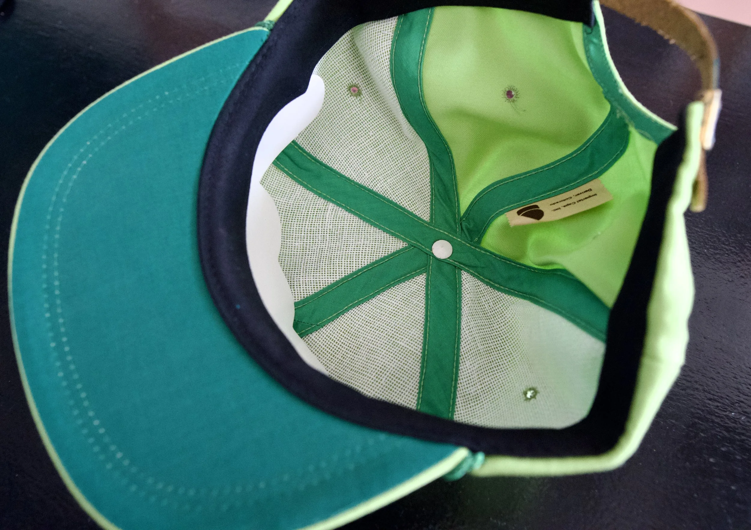 VINTAGE 1980s ROLEX HAT - WORN BY JOHNNY RUTHERFORD - GREEN — Mess