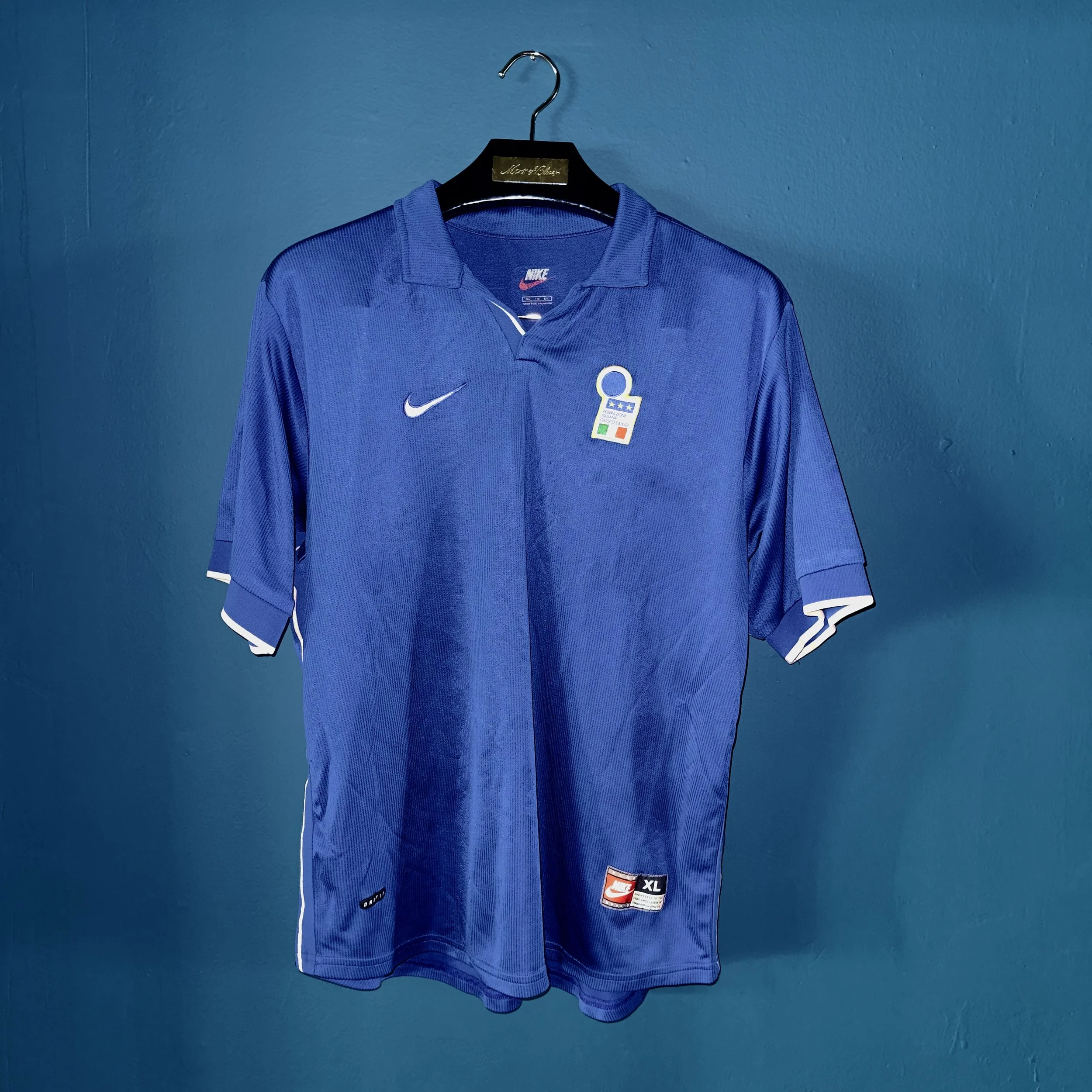 ITALY 1998 WORLD CUP HOME JERSEY – FRANCE ’98 – SIZE XL