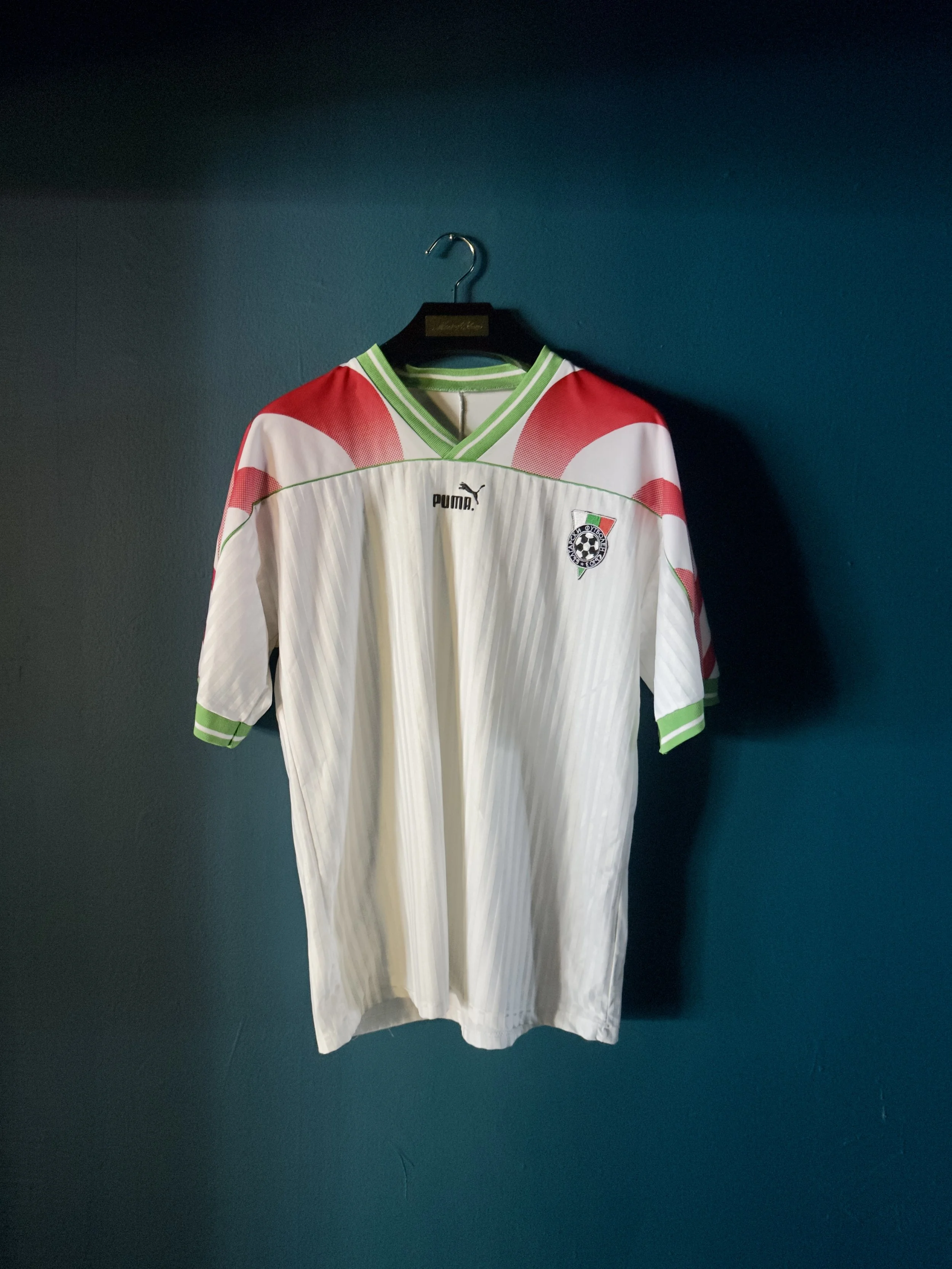 BULGARIA 1995 HOME JERSEY – NO NAME / NO NUMBER – SIZE XL