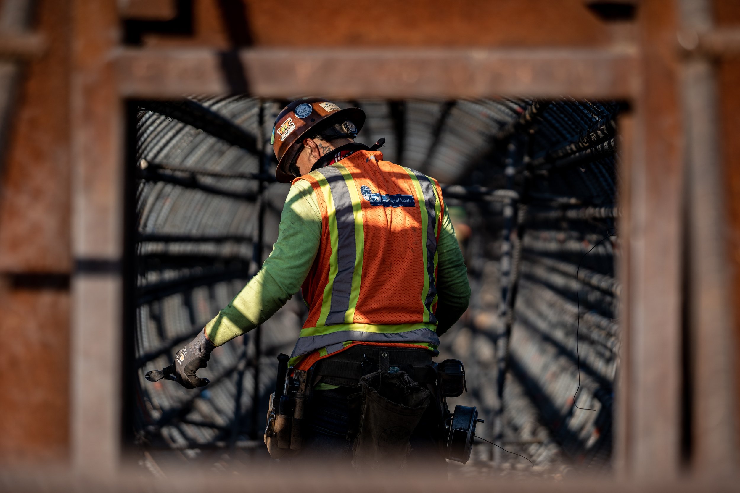 Rebar construction photographer daniel mekis