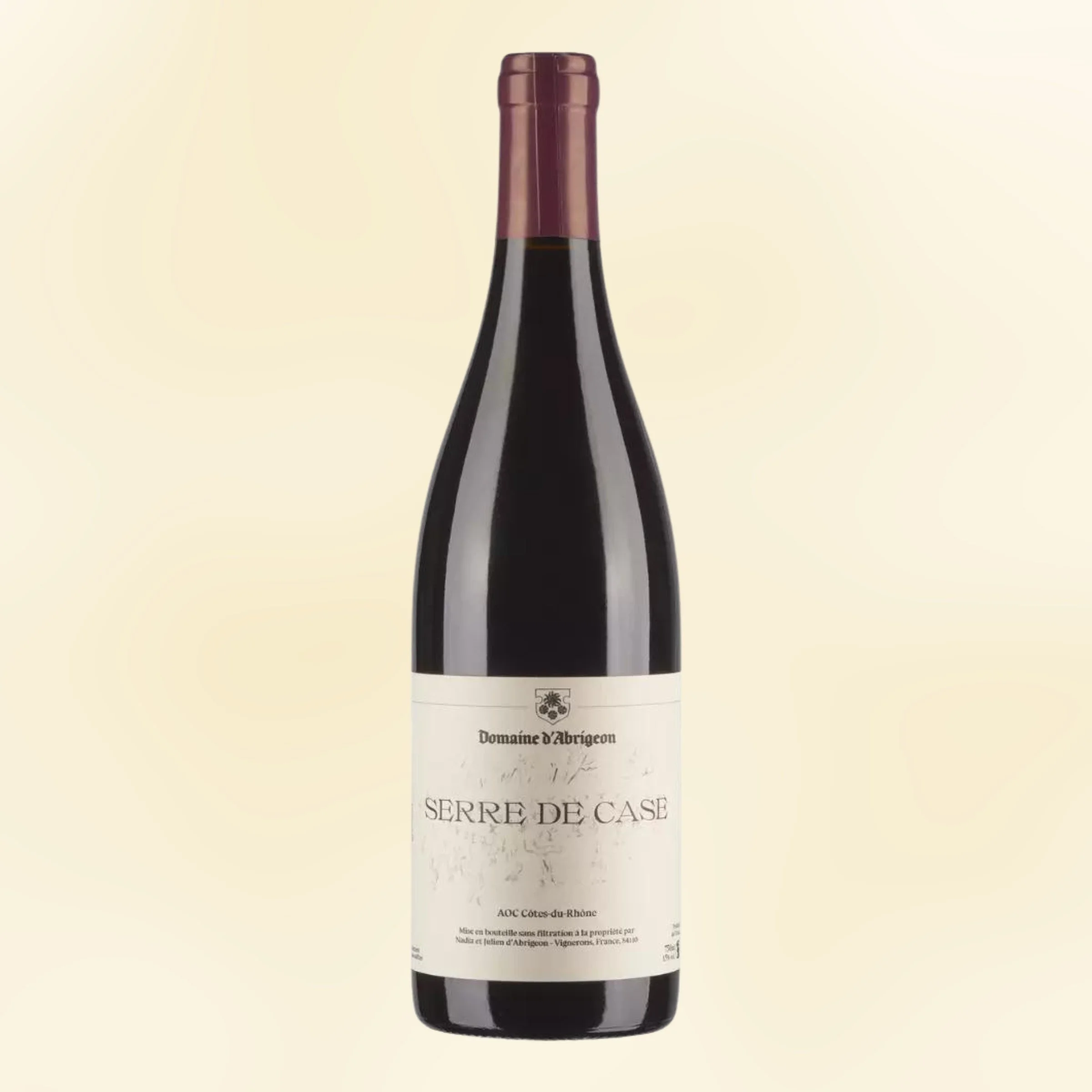 Domaine Julien D'Abrigeon I Cotes du Rhone  I  Serre de Case I Grenache I Organic Wine