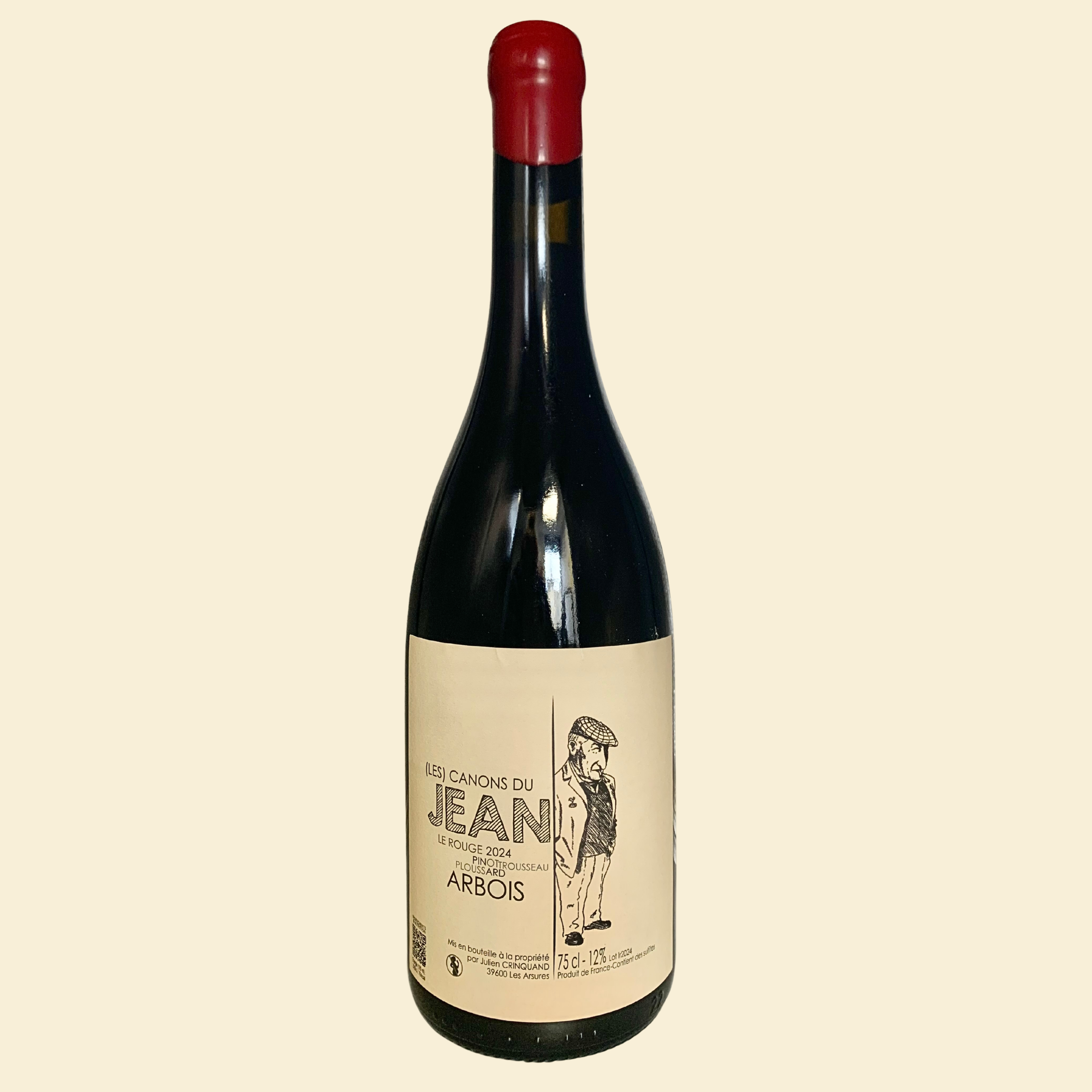 Arbois, Les Canons du Jean 'Le Rouge' Pinot/Ploussard/Trousseau, Julien Crinquand, 2024