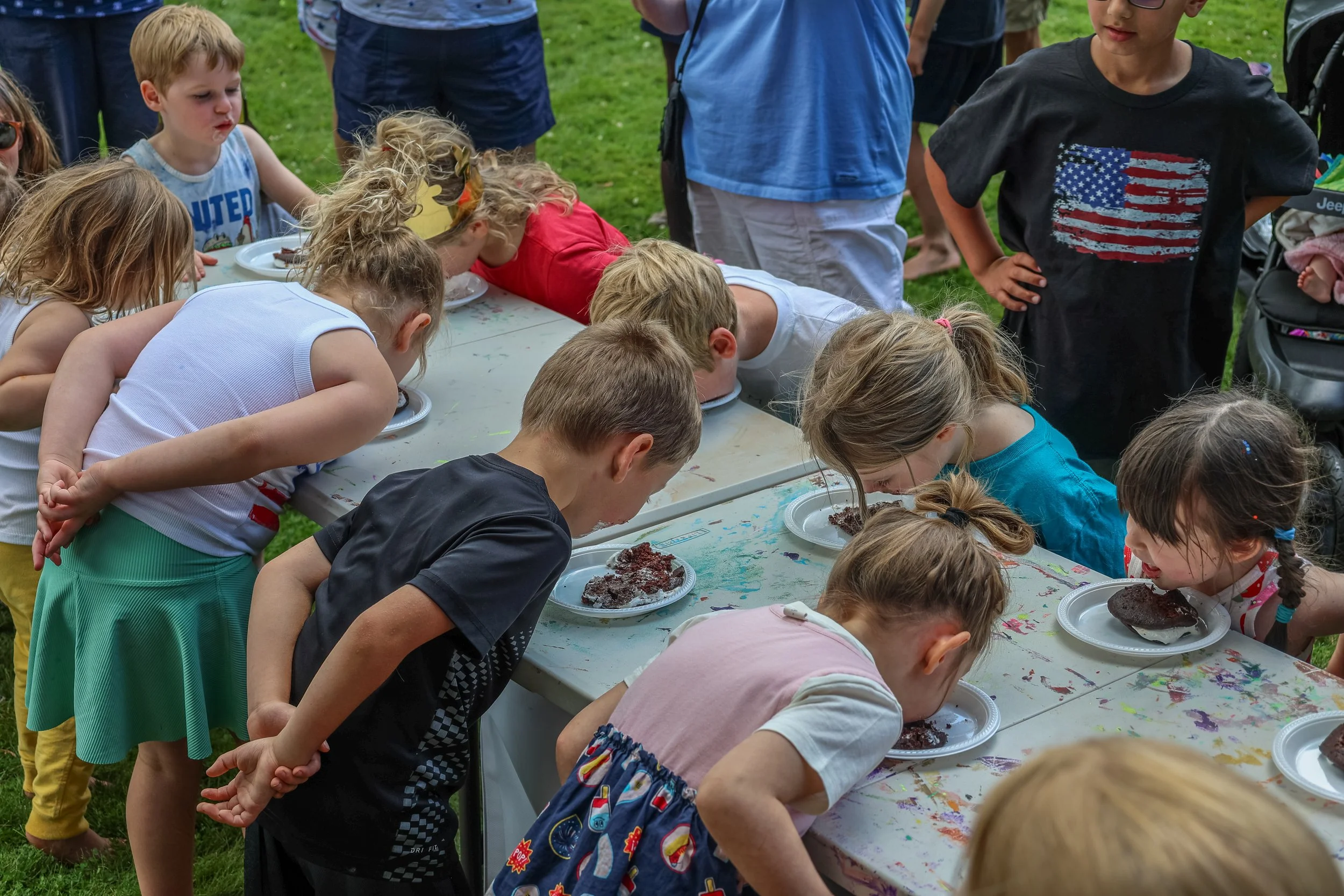 2025, 6 and Under No Hands Whoopie Pie Eating Contest