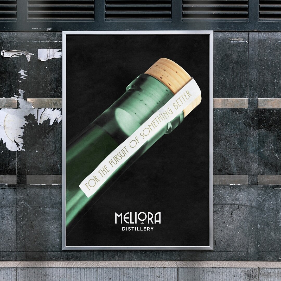 Meliora, meaning the pursuit of something better, feels like a fitting name for this project. It&rsquo;s unique, feels appropriate for a gin brand with a decorative art deco flare, and this project really is the pursuit of something better for myself