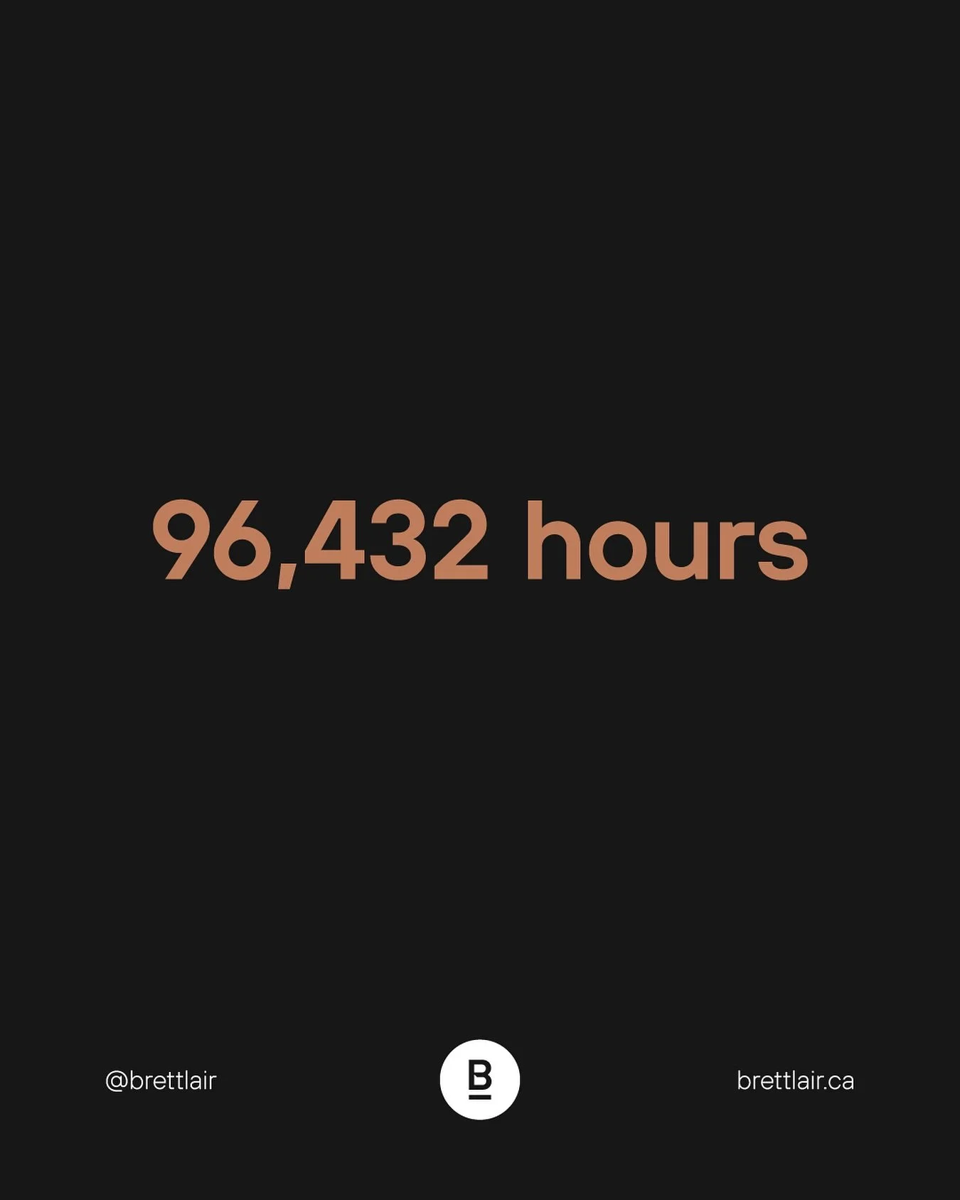 Today marks 11 years since I started my solo studio.

The past year and a bit have been tough. Maybe the hardest I&rsquo;ve had in business. 
👎 Countless quotes and proposals sent to people who&rsquo;ve perfected the art of disappearing.
👎 Projects