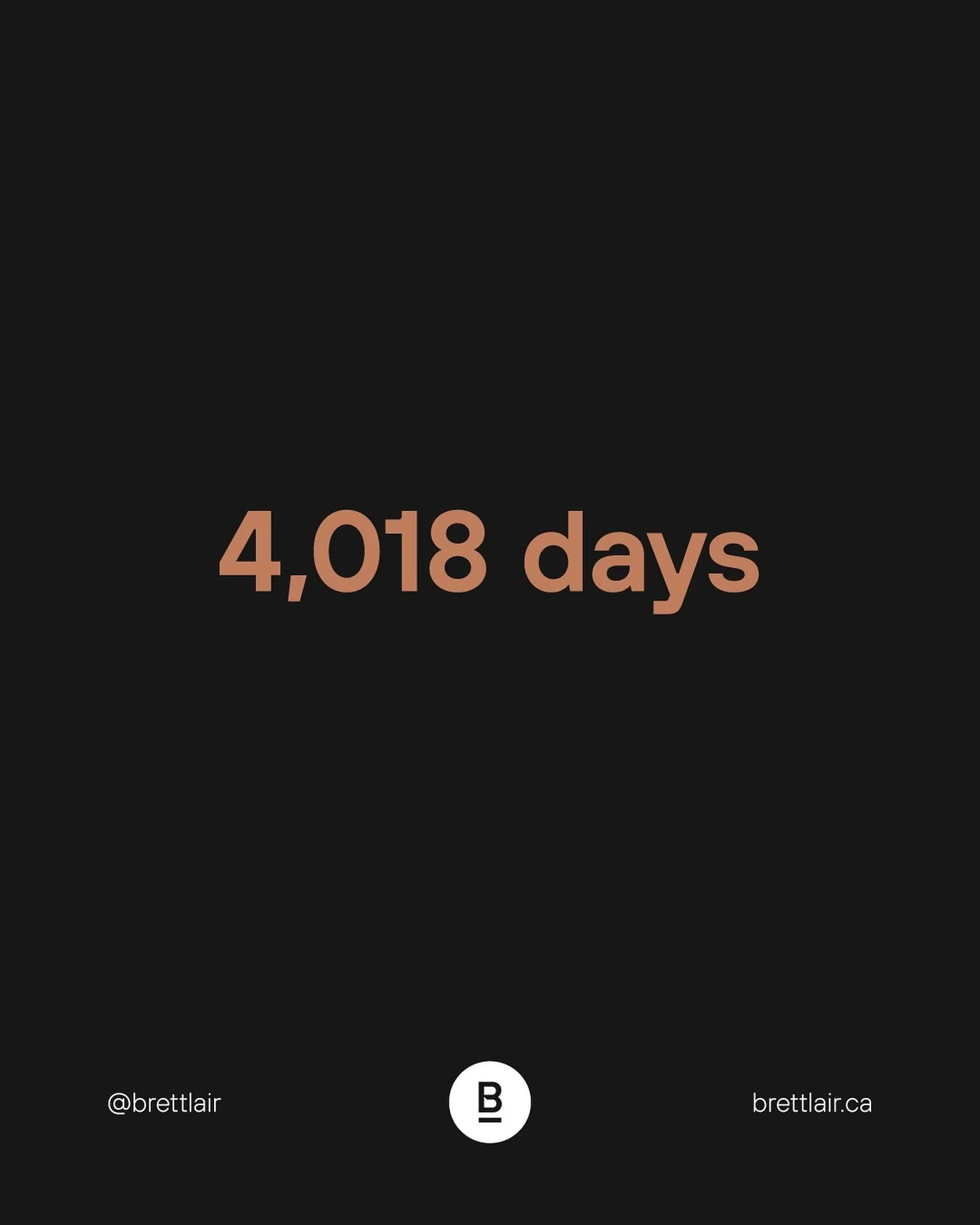 Today marks 11 years since I started my solo studio.

The past year and a bit have been tough. Maybe the hardest I&rsquo;ve had in business. 
👎 Countless quotes and proposals sent to people who&rsquo;ve perfected the art of disappearing.
👎 Projects
