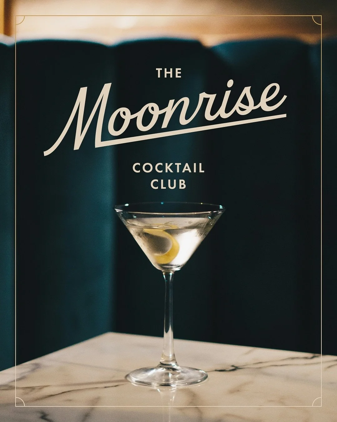 The Moonrise Cocktail Club 🍸

Photo: @weareambitious 
Type: Beverly Drive Right by @hoodzpahdesign &amp; Futura

&mdash;

👋 I&rsquo;m Brett, a brand designer specializing in creating visual identities and packaging that transforms ambitious busines