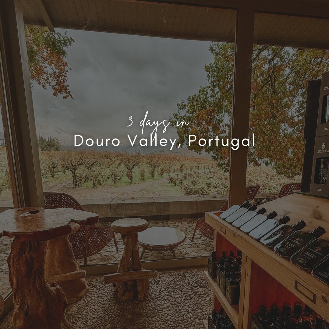Brief stop &rarr; The highlight we&rsquo;re still talking about.

6 days in Douro Valley, Portugal looked a little like this&hellip; 🍷

✨Slow mornings with river views.
✨Bike rides through terraced vineyards that make you stop mid-pedal just to star