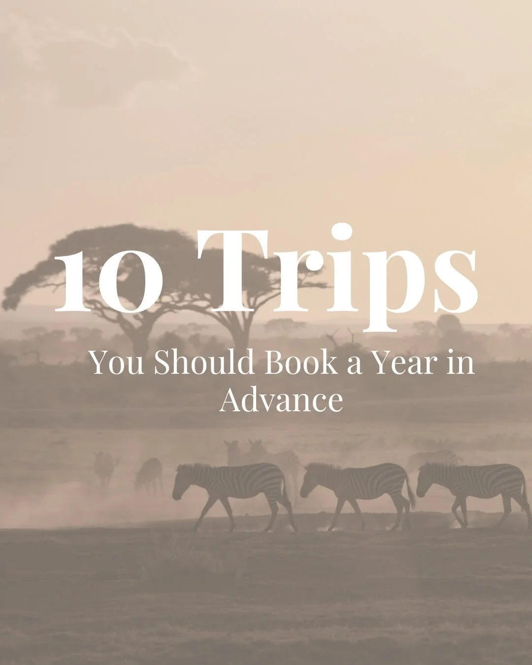 Some trips you can wing.

But not these.

These are the ones where the best hotels, rooms, and experiences get booked out early&hellip; and waiting too long changes the entire trip.

If even one of these is on your list, this is your sign to start no