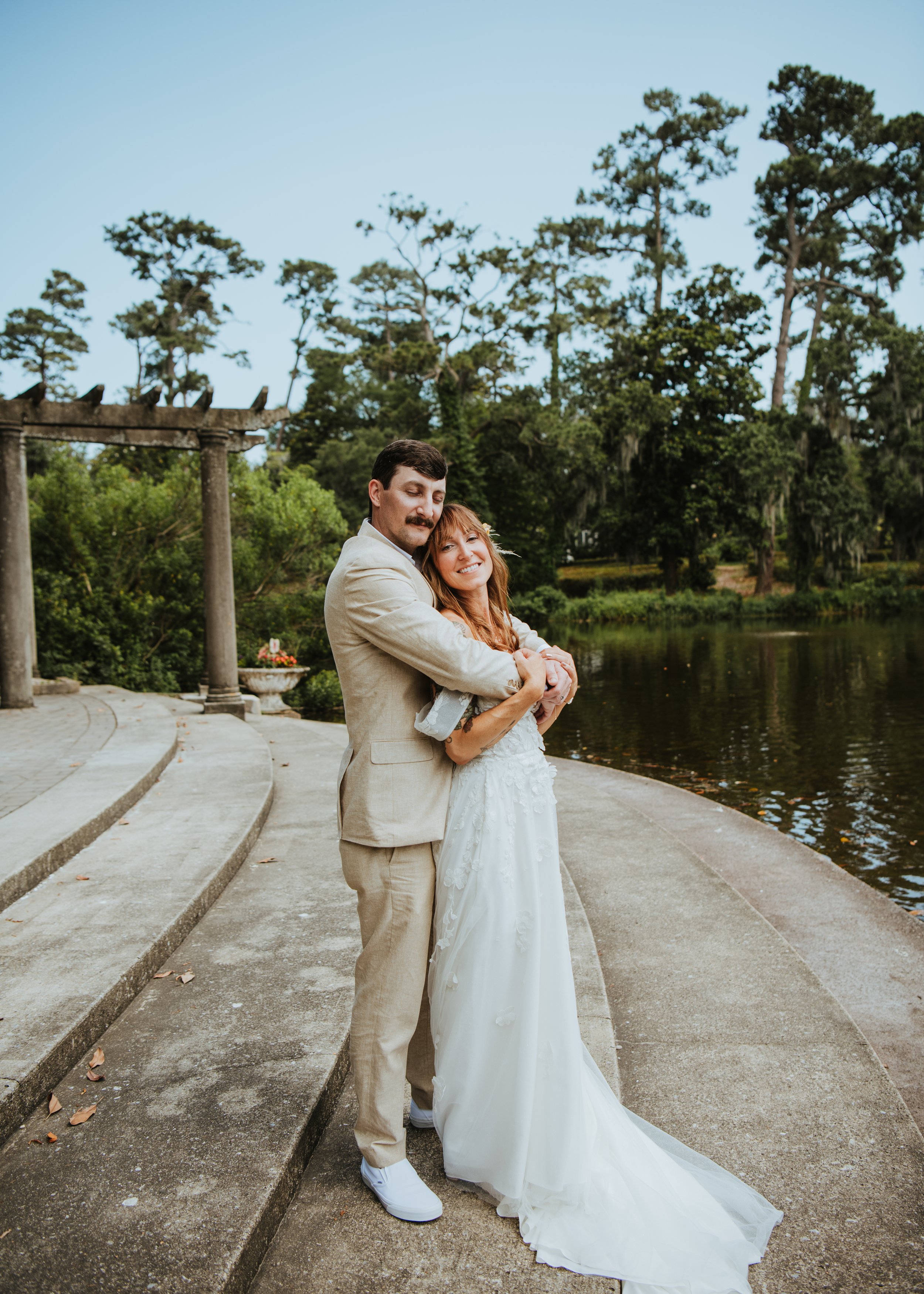 Spring Elopement at Airlie Gardens