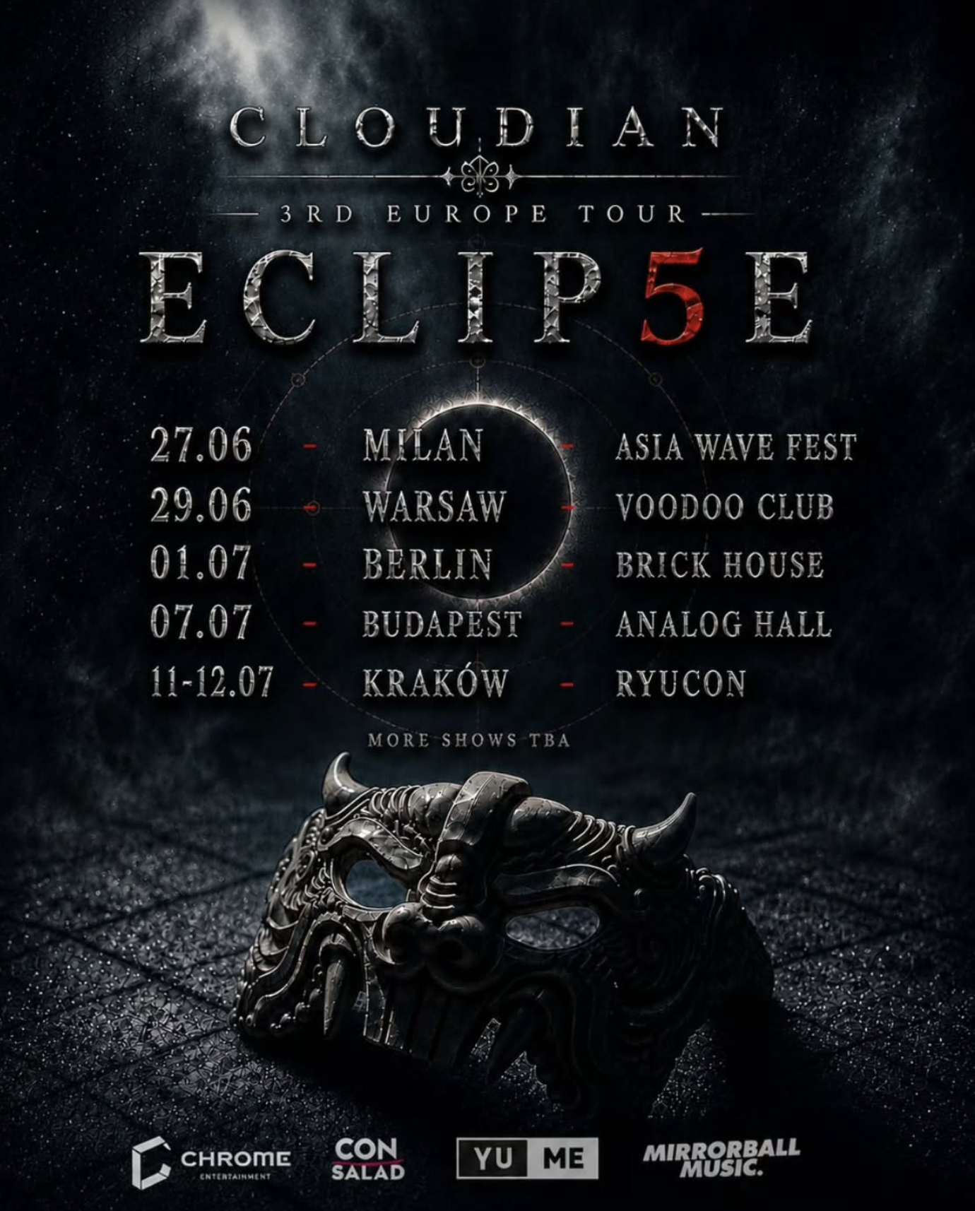 CLOUDIAN | 3rd Europe Tour | Eclip5e