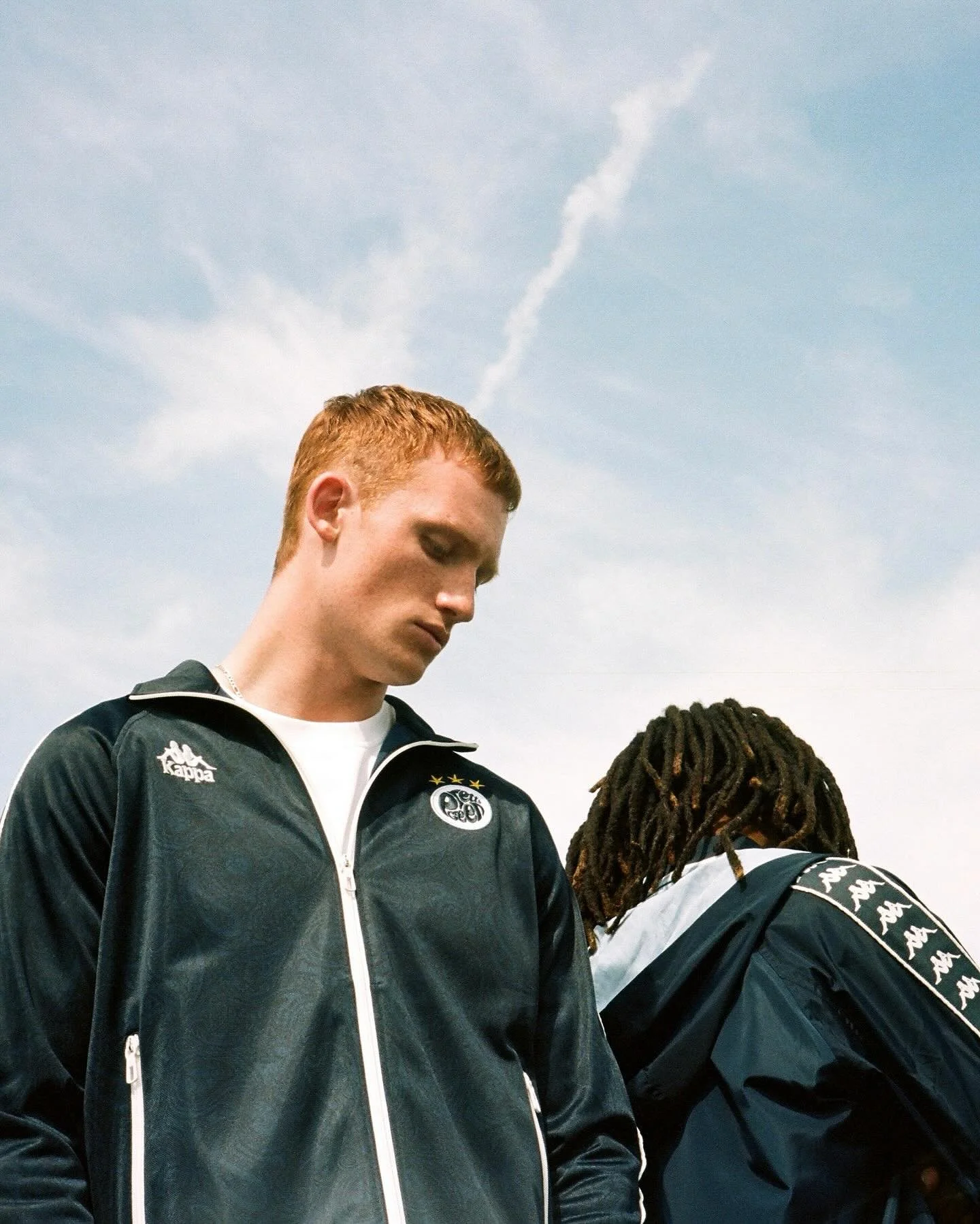 Pretty Green x Kappa campaign shot on our rooftop 

Re-Posted &bull; @kappa Sportswear and music have long gone hand in hand - from Britpop bands in track jackets to the thumping warehouses of 90s rave culture, the two have become intertwined and for