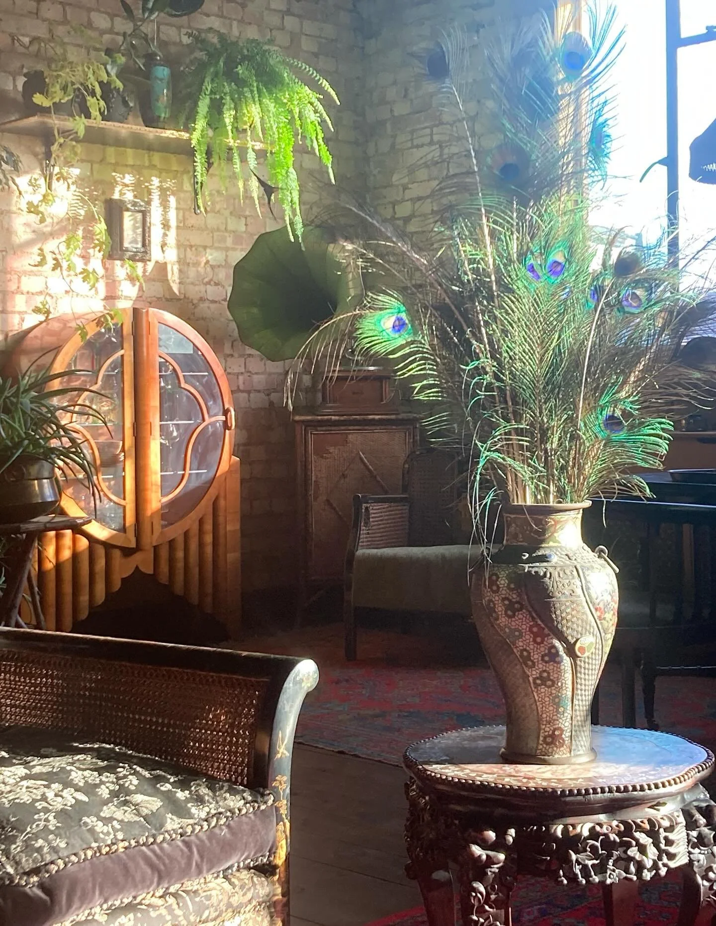 Morning sunshine in our South Wing 🦚

#theoldlacefactory is a characterful &amp; cinematic location house for #film and #photography shoot hire in East London

#photographybackdrop #periodlocation #artdeco #eastlondonlocationhouse #chinoiserieantiqu