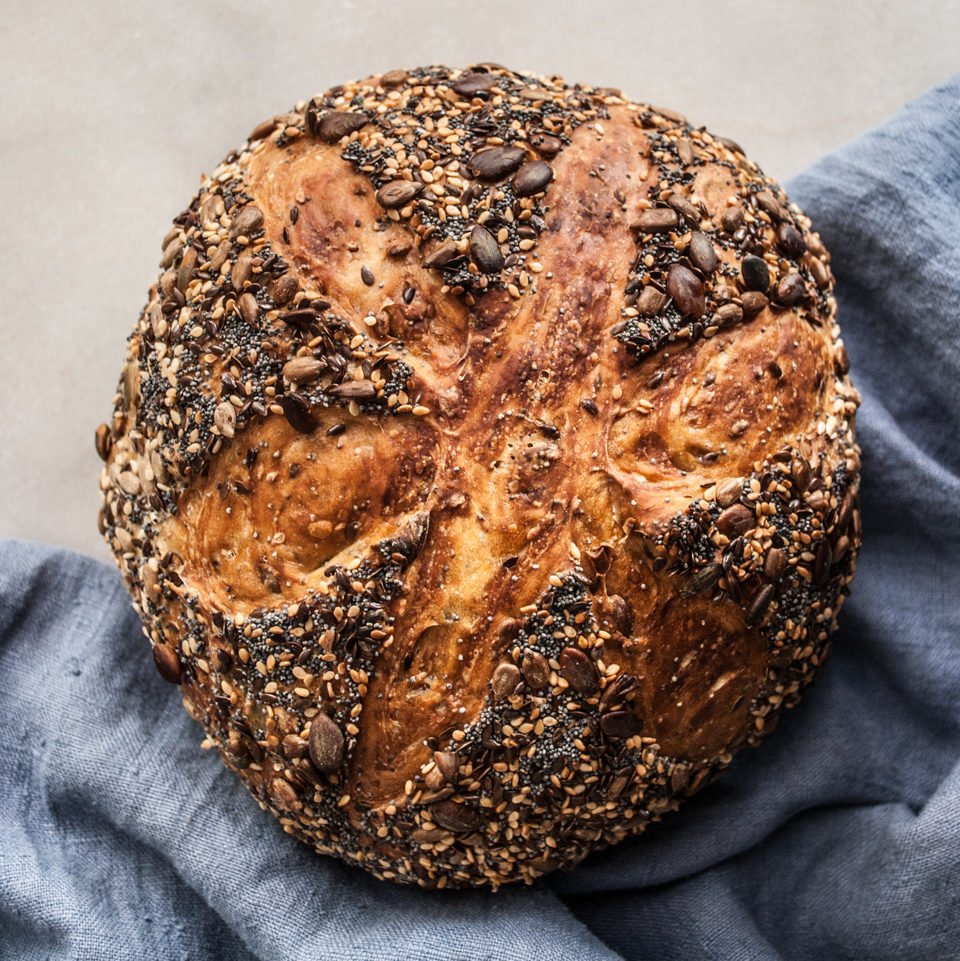 Rustic Seeded Bread