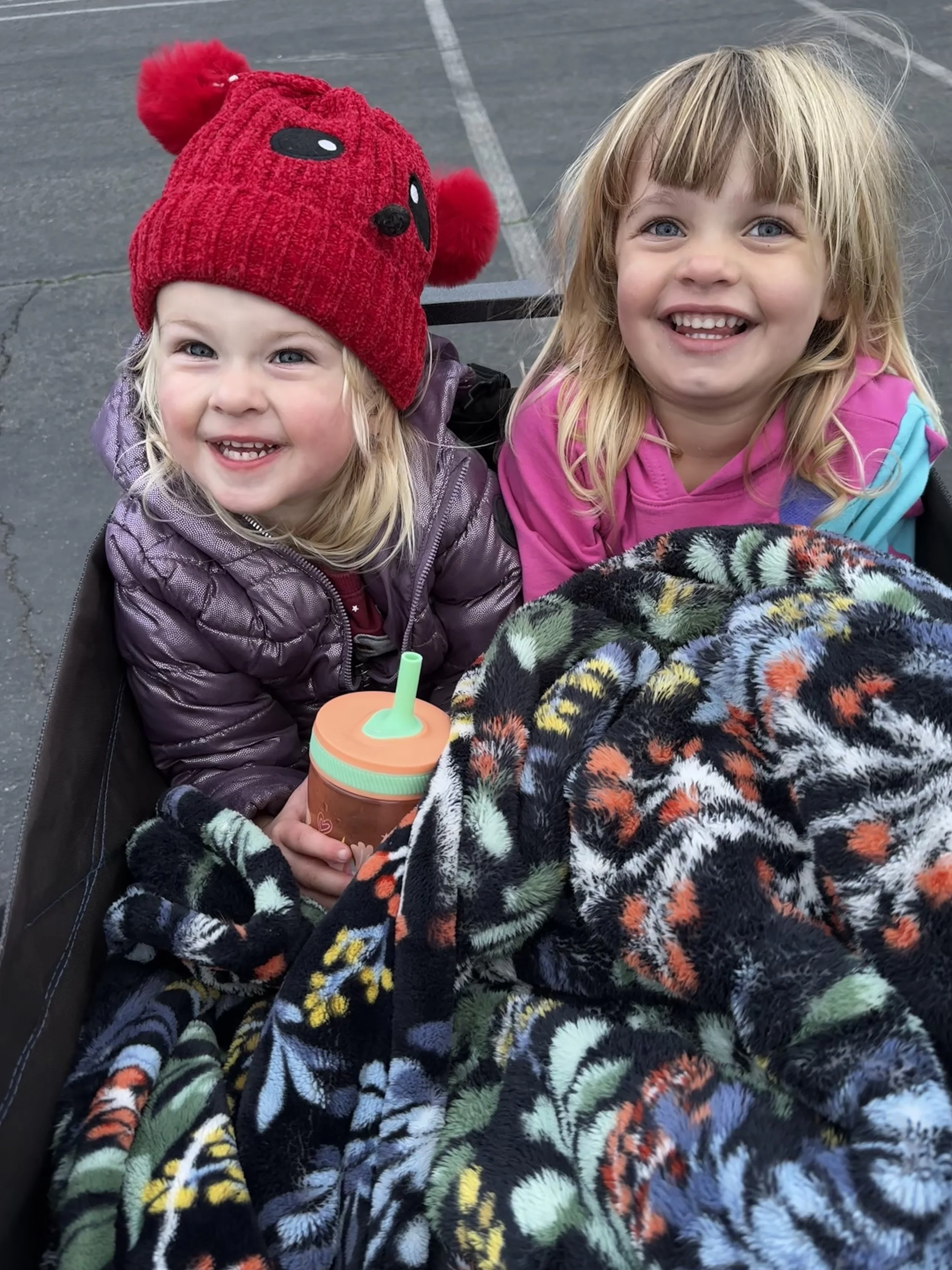 With her bestie Sofia