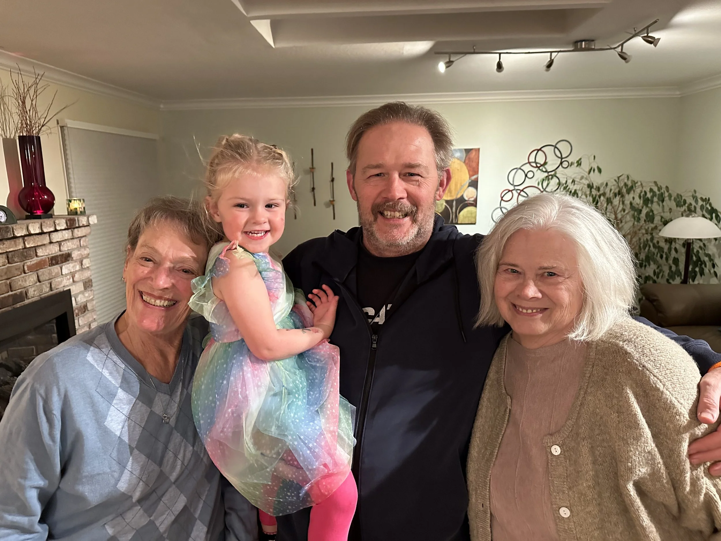 Smiles with Grandma Mary and Mimi