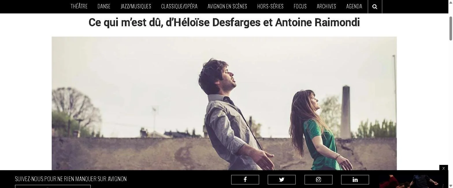 Ce qui m'est dû