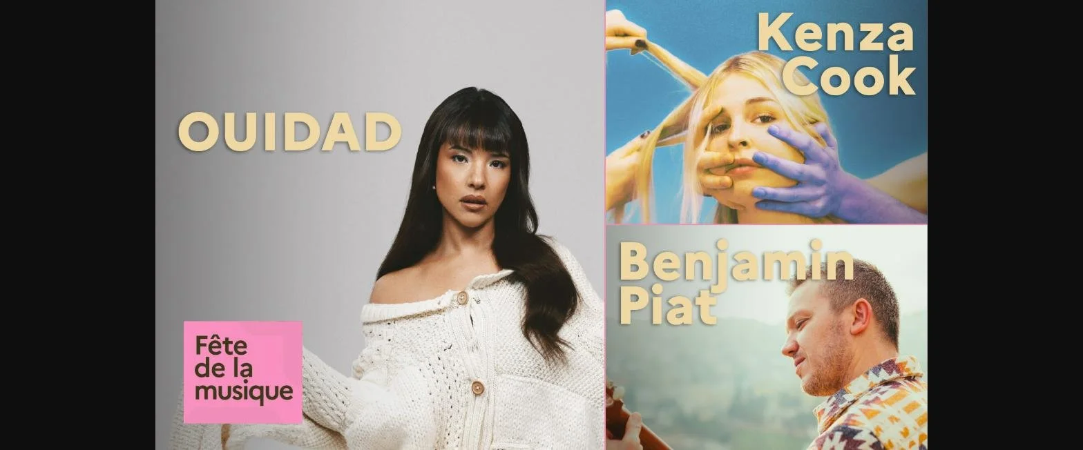 Fête de la musique : Ouidad, Kenza Cook et Benjamin Piat