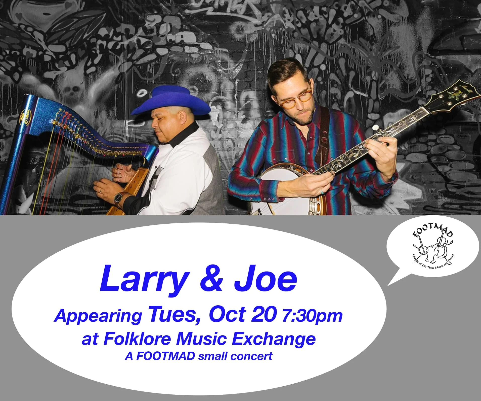 FOOTMAD Small Concert: Larry and Joe