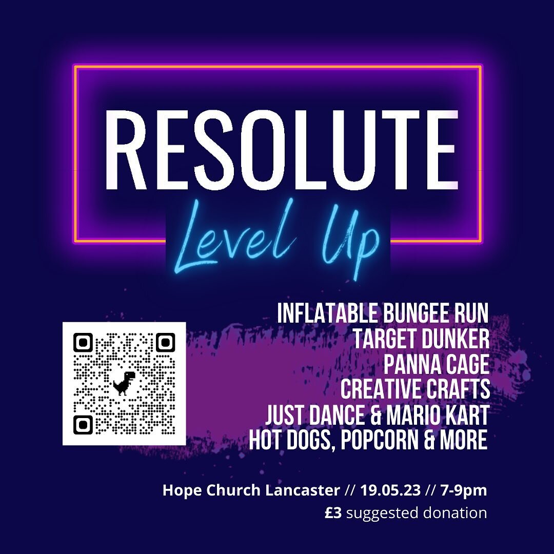 📣 NO STYLE LIVE this Thursday!! 📣

Coz we've got Resolute!! 🙌🍿🏐🕹️🌭

Friday // 7-9pm // Hope Church Lancaster // &pound;3 suggested donation

Sign up ASAP via ChurchSuite (link in @resoluteyouthuk bio)!

(Revision Club is still on tomorrow - wi