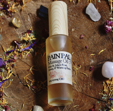 Pain Pal Massage Oil |Earth Spiral Apothecary