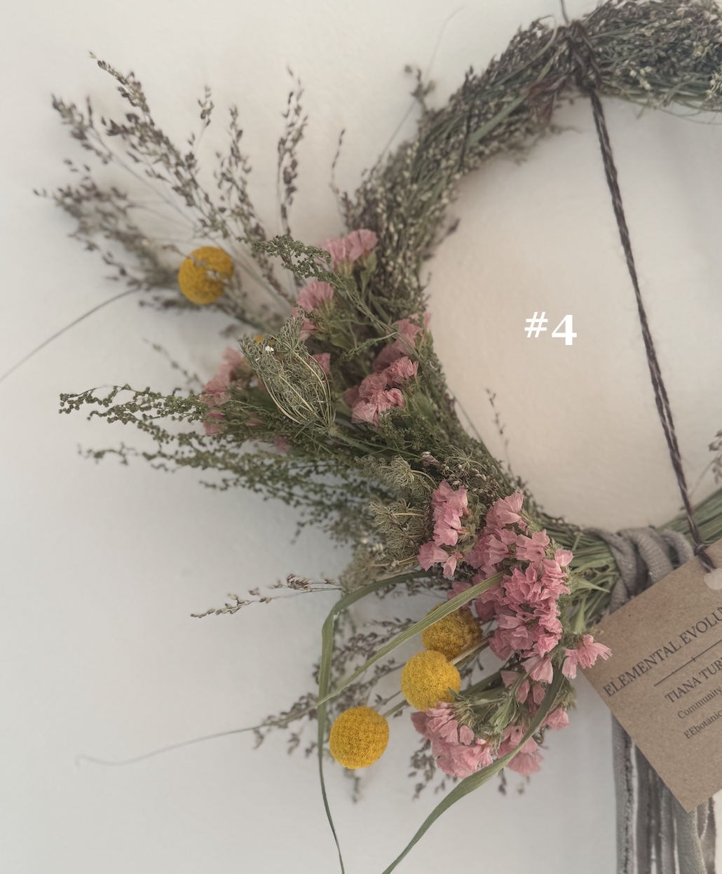 Mini Dried Flower Wreaths