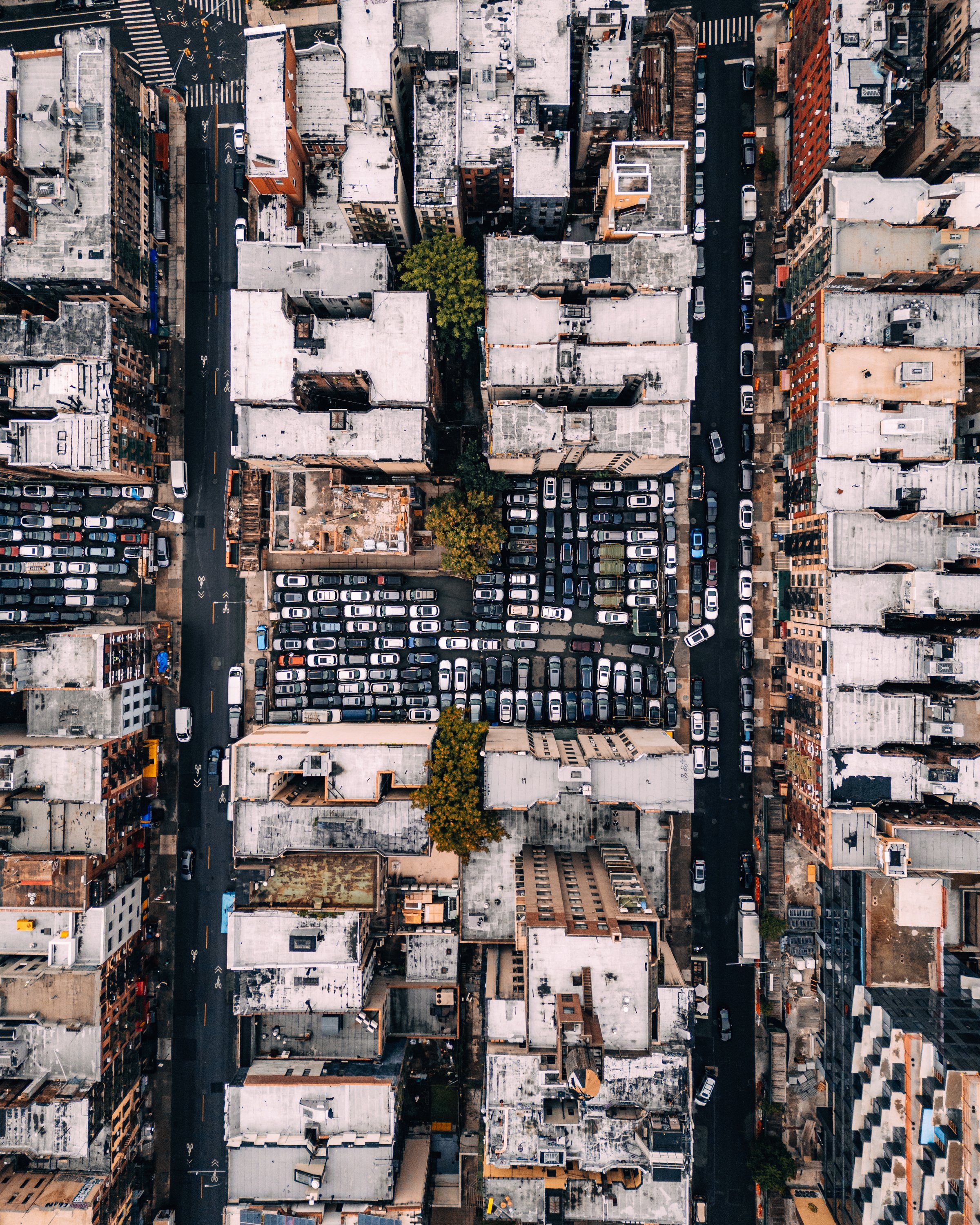 Over head Carpark - New York, USA