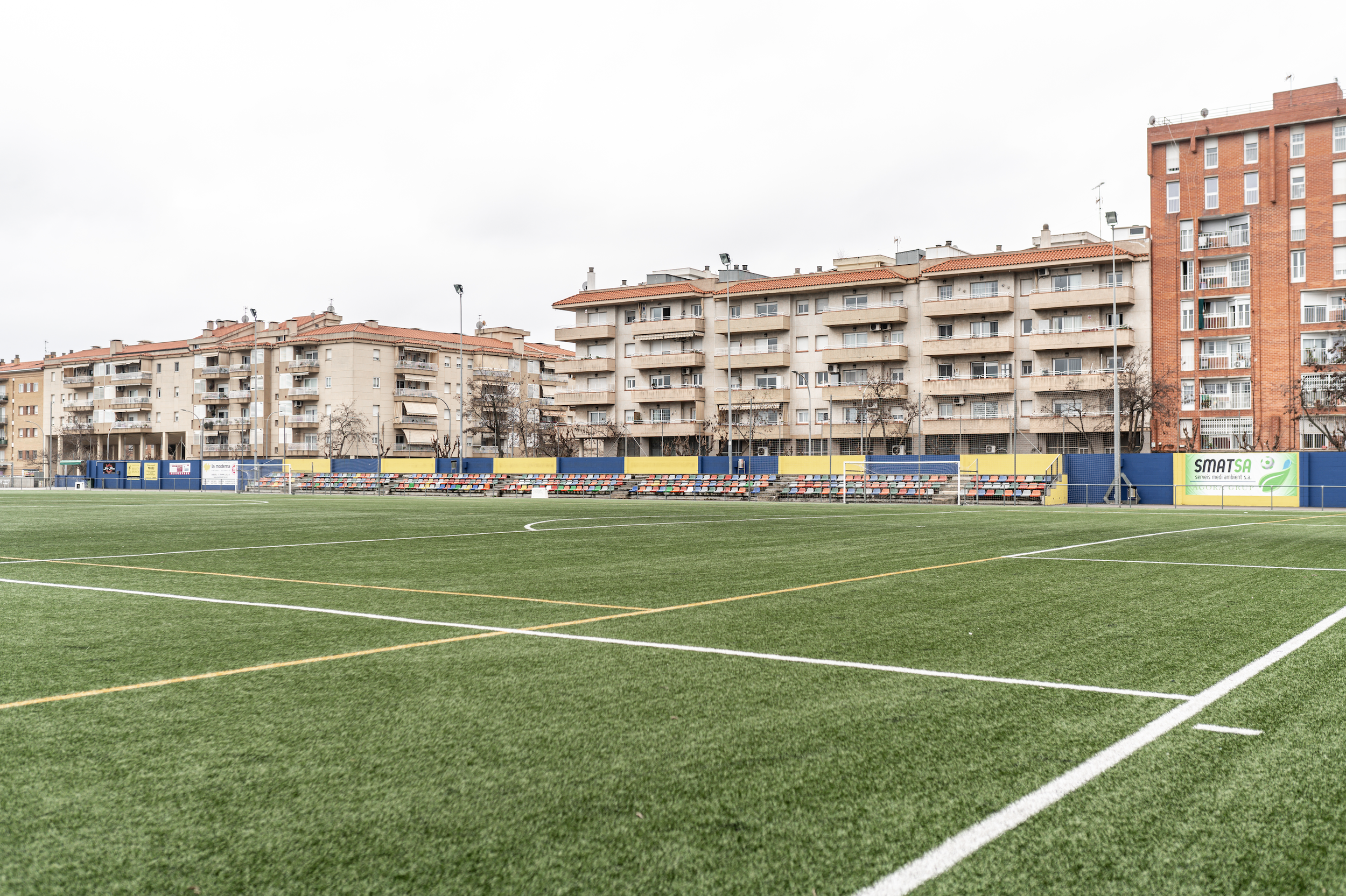 Campo de Fútbol Municipal Can Oriac en Sabadell, una de las sedes del torneo internacional femenino SWIT CUP