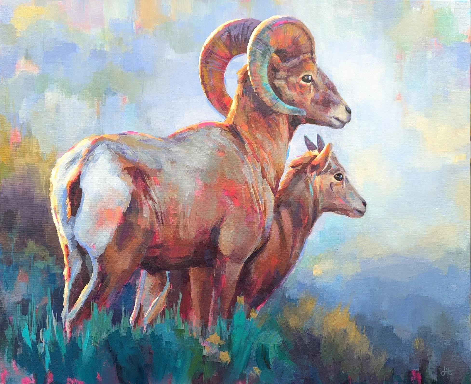 Ridge Watchers
30 x 24 Acrylic