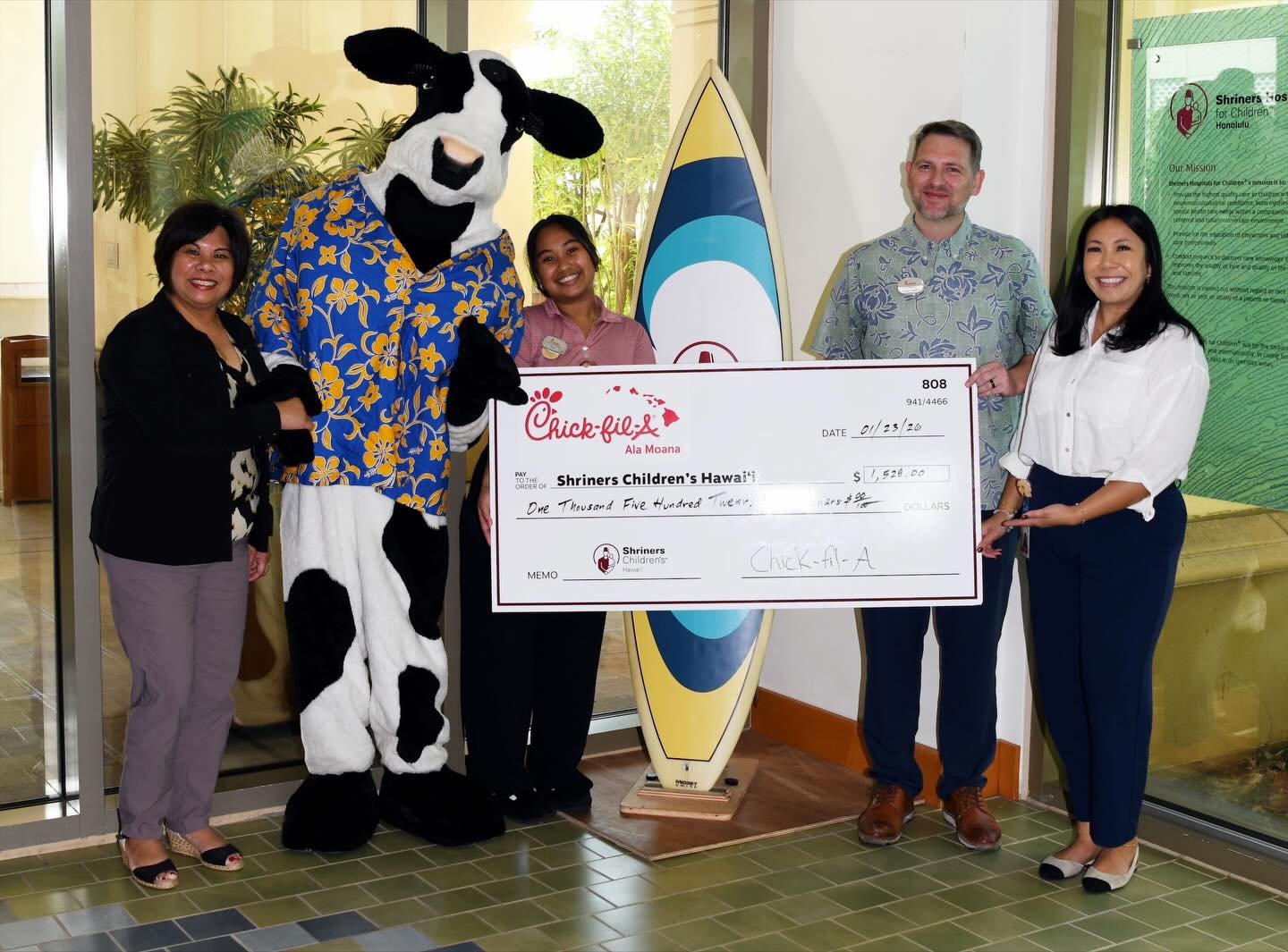 We were honored to present a check to Shriners Hawaiʻi Hospital as part of our Cookies for Good fundraiser ❤️🍪

Thanks to everyone who purchased cookies in October, we were able to raise funds for this important cause and support the incredible work