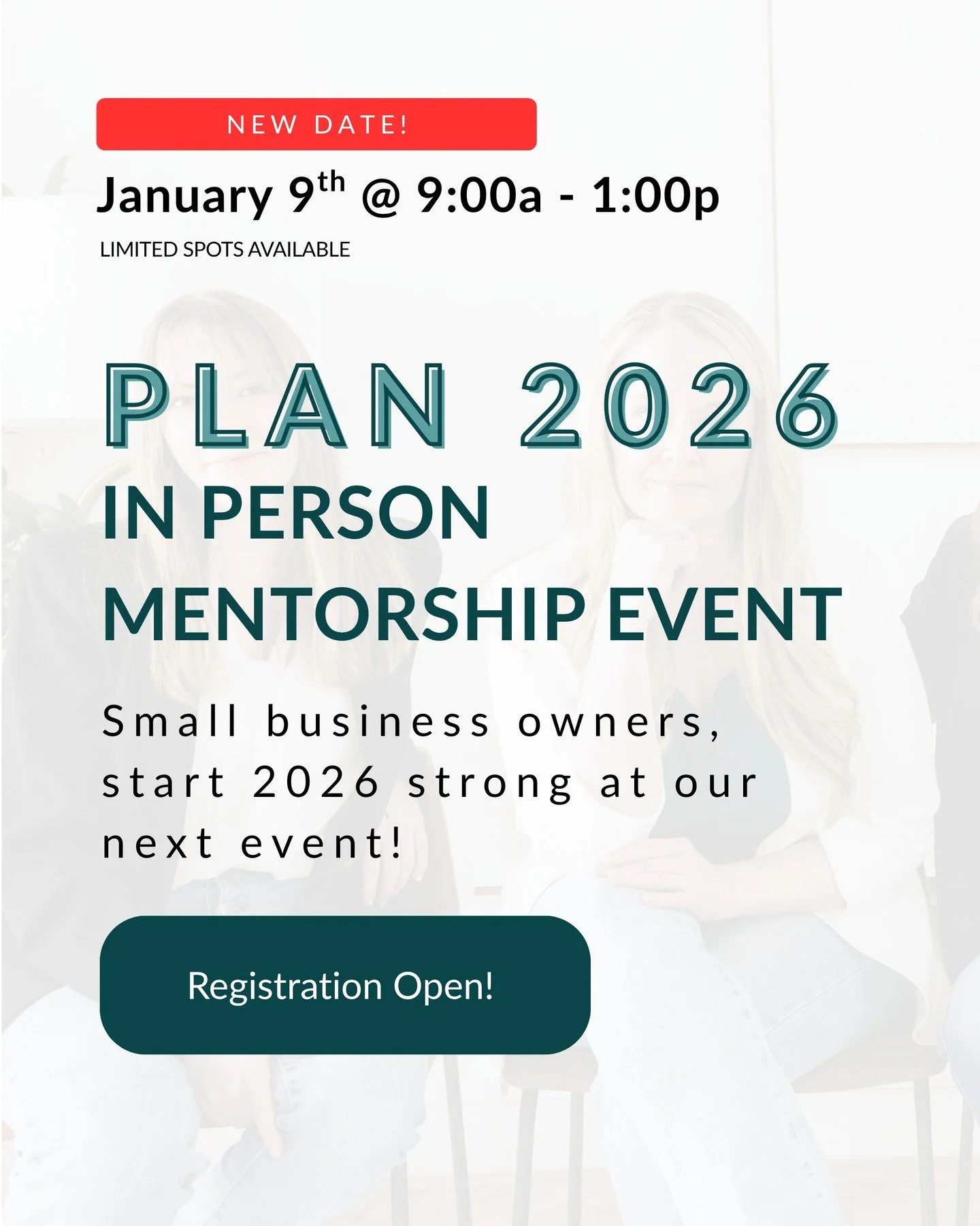 We're so excited to announce our next event: a hands-on, immersive planning session with a lineup of incredible mentors from many different areas of expertise (stay tuned for a mentor reveal soon). Help us spread the word by tagging another woman bus