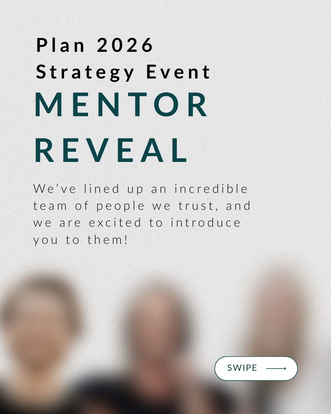 We are SO excited to announce our first round of mentors for the 2026 planning event in January. We have put together an incredible team of people we know and trust. There are still a few spots available if you haven&rsquo;t registered yet &ndash; pl