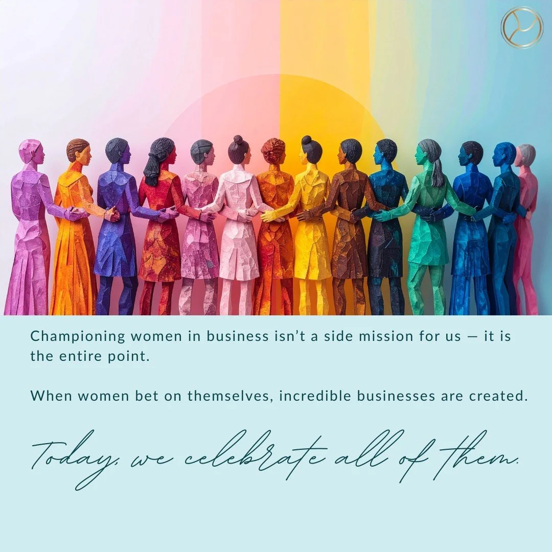 The work we do isn't "just business" &mdash; it's personal.  Every woman-led company we work with is proof that when women lead, everyone wins.  Celebrating all of you that have taken a chance on building the business of your dreams! 💕
