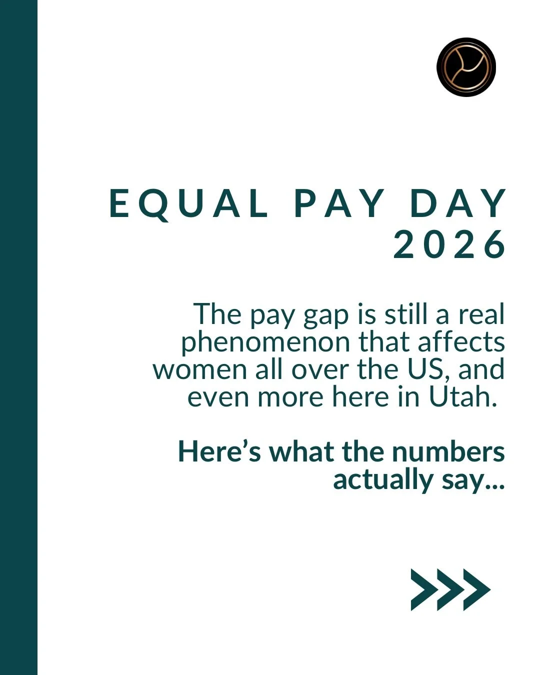 The Wage Gap isn&rsquo;t just a statistic. It is real, it&rsquo;s growing, and it hits the hardest right here in Utah.

For women entrepreneurs, it shows up in every paycheck, every funding round, and every dollar of equity built.

Swipe through to s