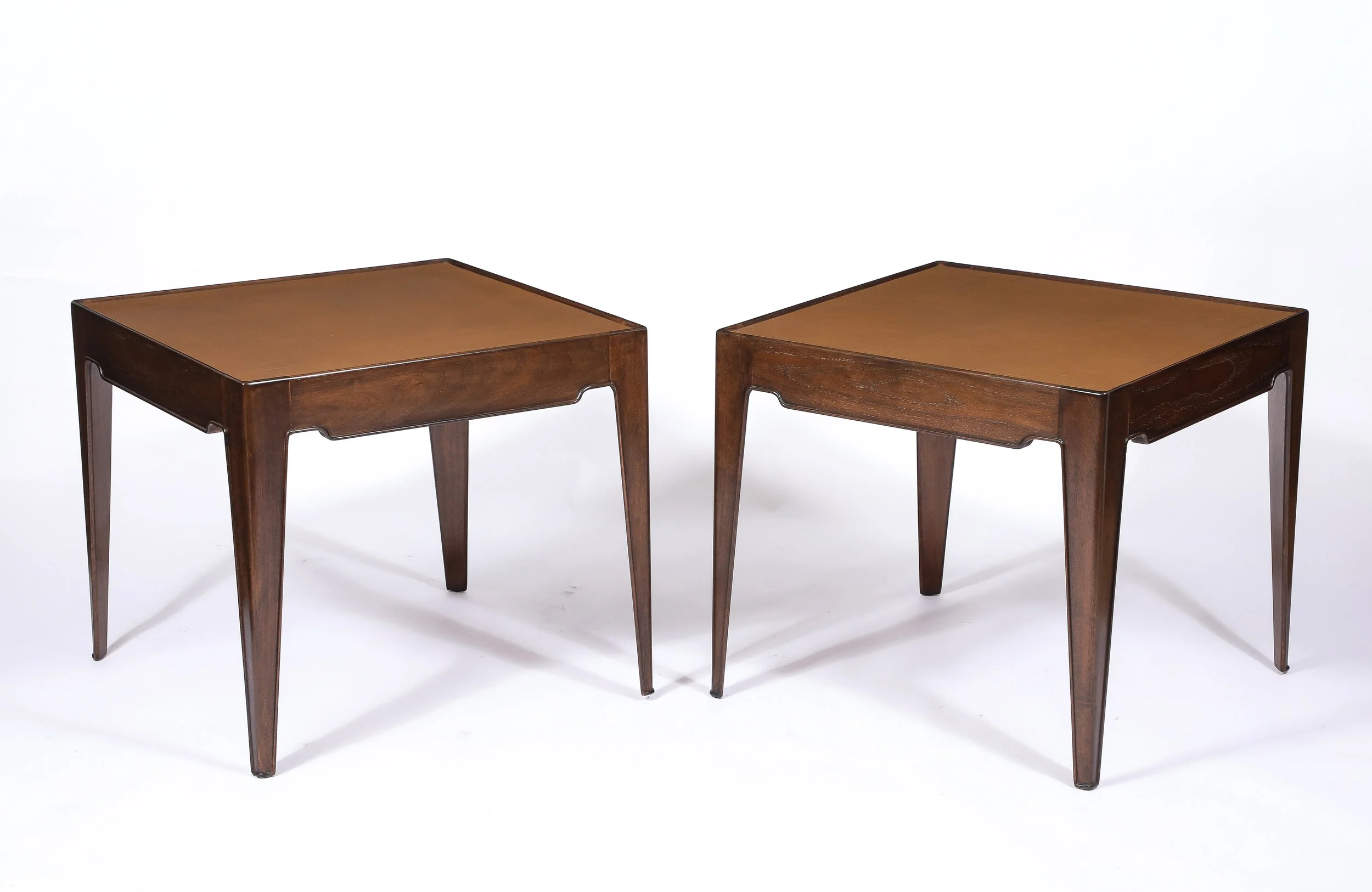 Large Walnut End Tables