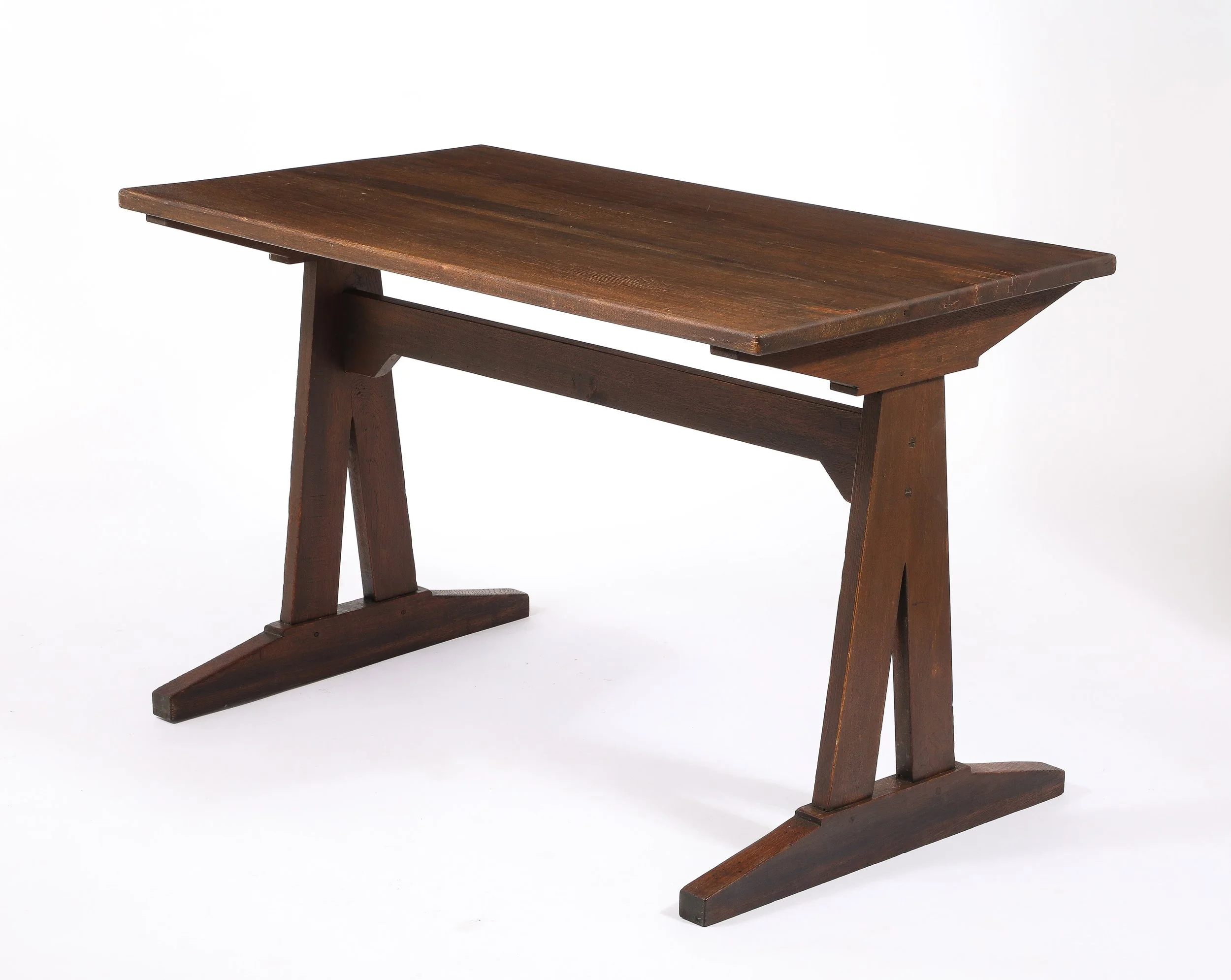 Brutalist Trestle Table