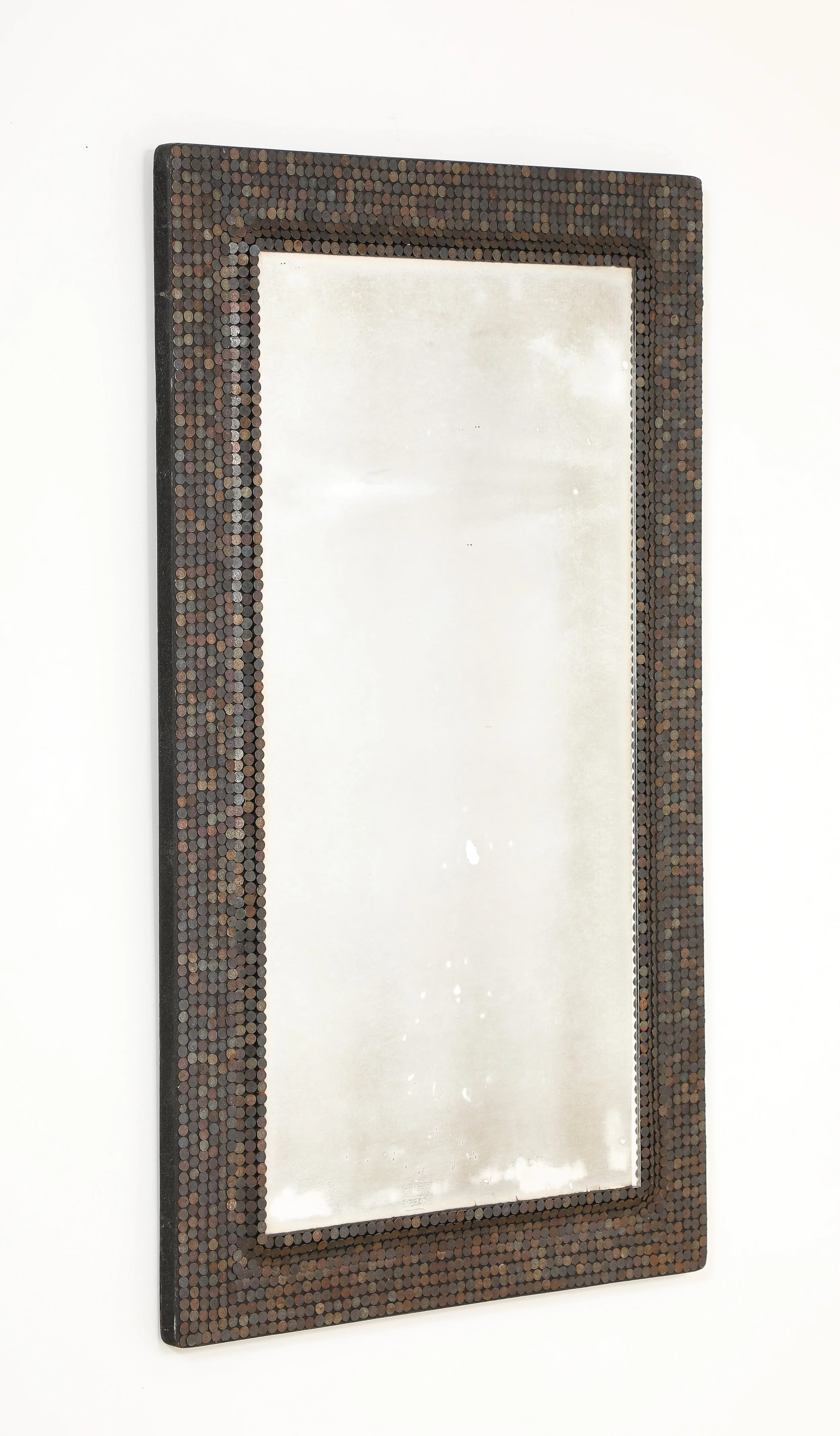 Blue Tack Nails Mirror by Jean Pierre Chevalier